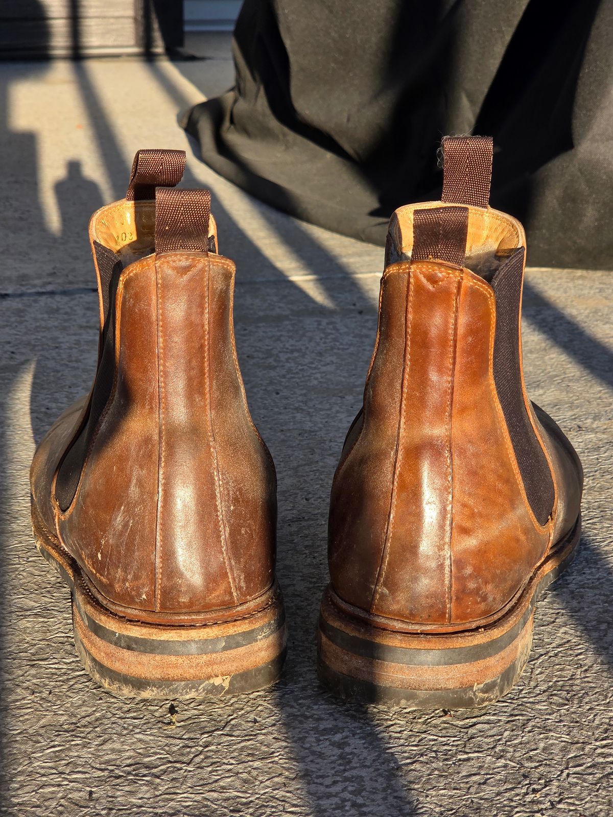 Photo by Syzygy on February 5, 2026 of the Meermin Chelsea Boot in Whiskey Heritage Shell Cordovan.