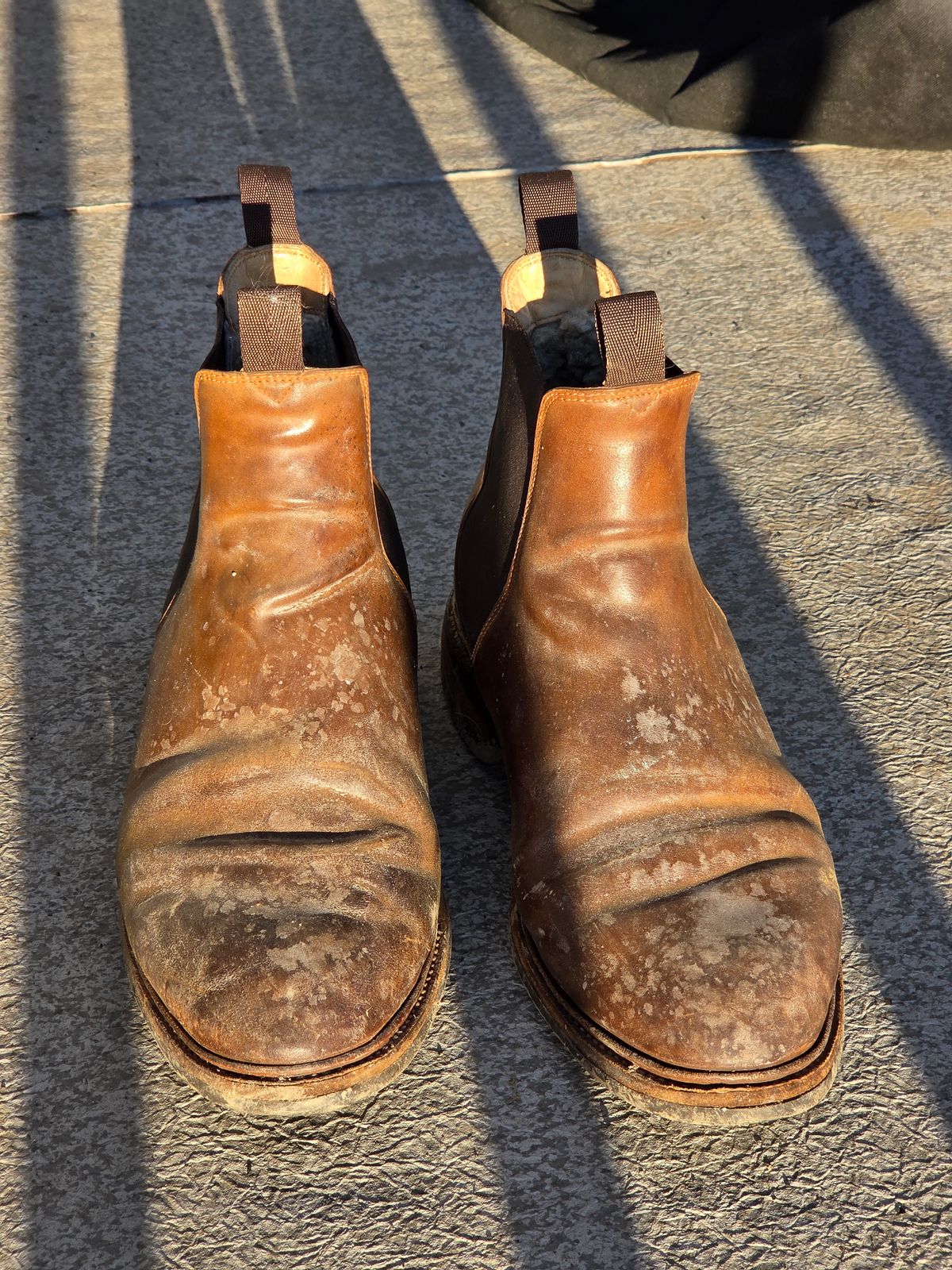Photo by Syzygy on February 5, 2026 of the Meermin Chelsea Boot in Whiskey Heritage Shell Cordovan.