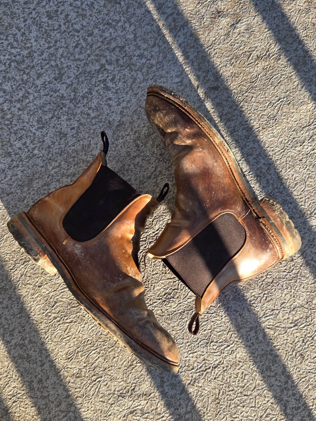 Photo by Syzygy on February 5, 2026 of the Meermin Chelsea Boot in Whiskey Heritage Shell Cordovan.