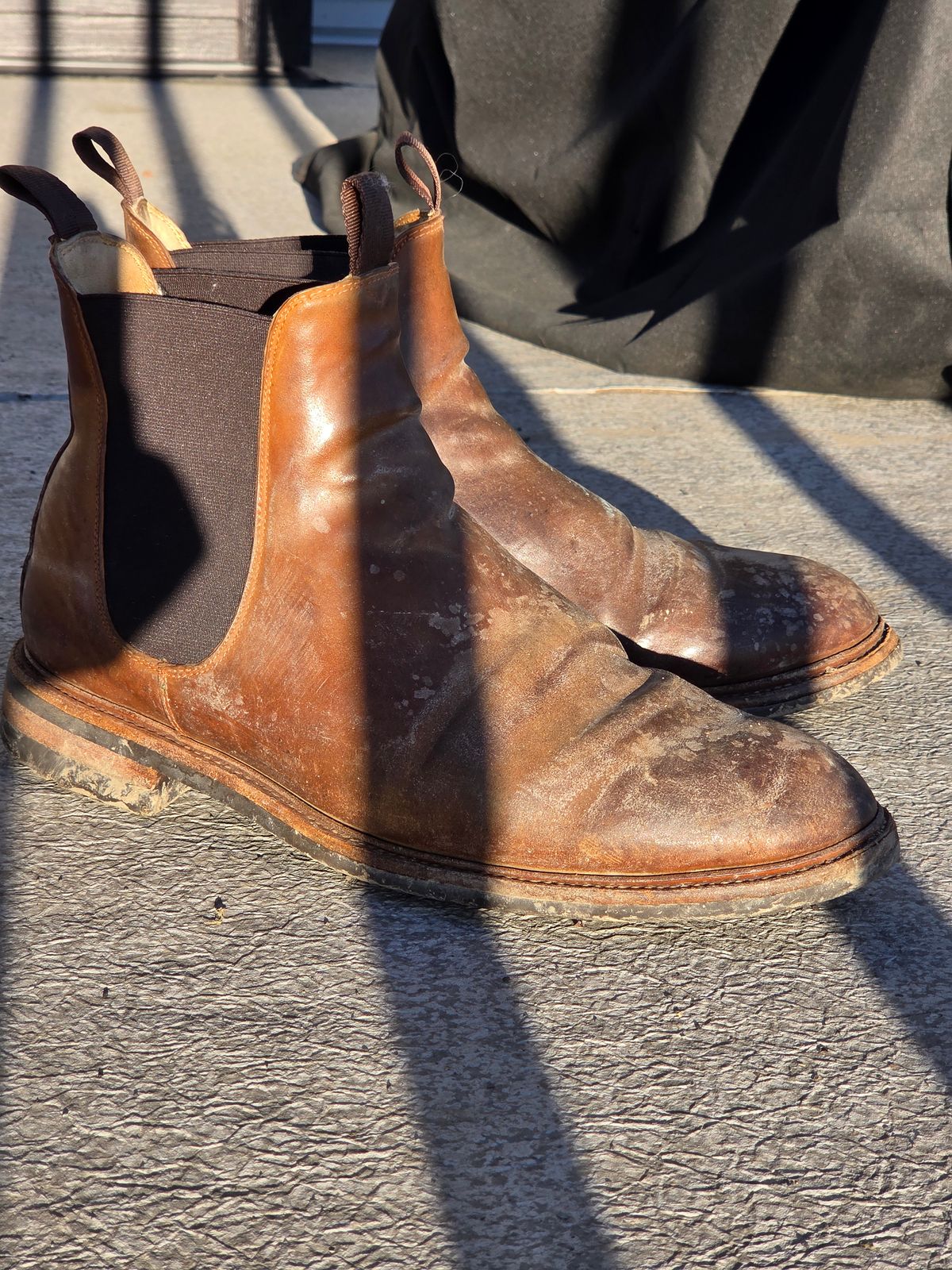 Photo by Syzygy on February 5, 2026 of the Meermin Chelsea Boot in Whiskey Heritage Shell Cordovan.