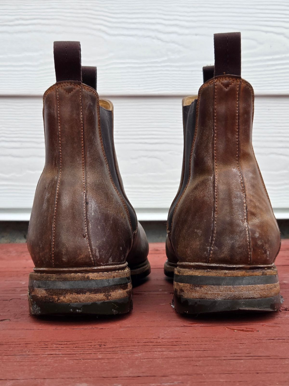 Photo by Syzygy on March 5, 2026 of the Meermin Chelsea Boot in Whiskey Heritage Shell Cordovan.