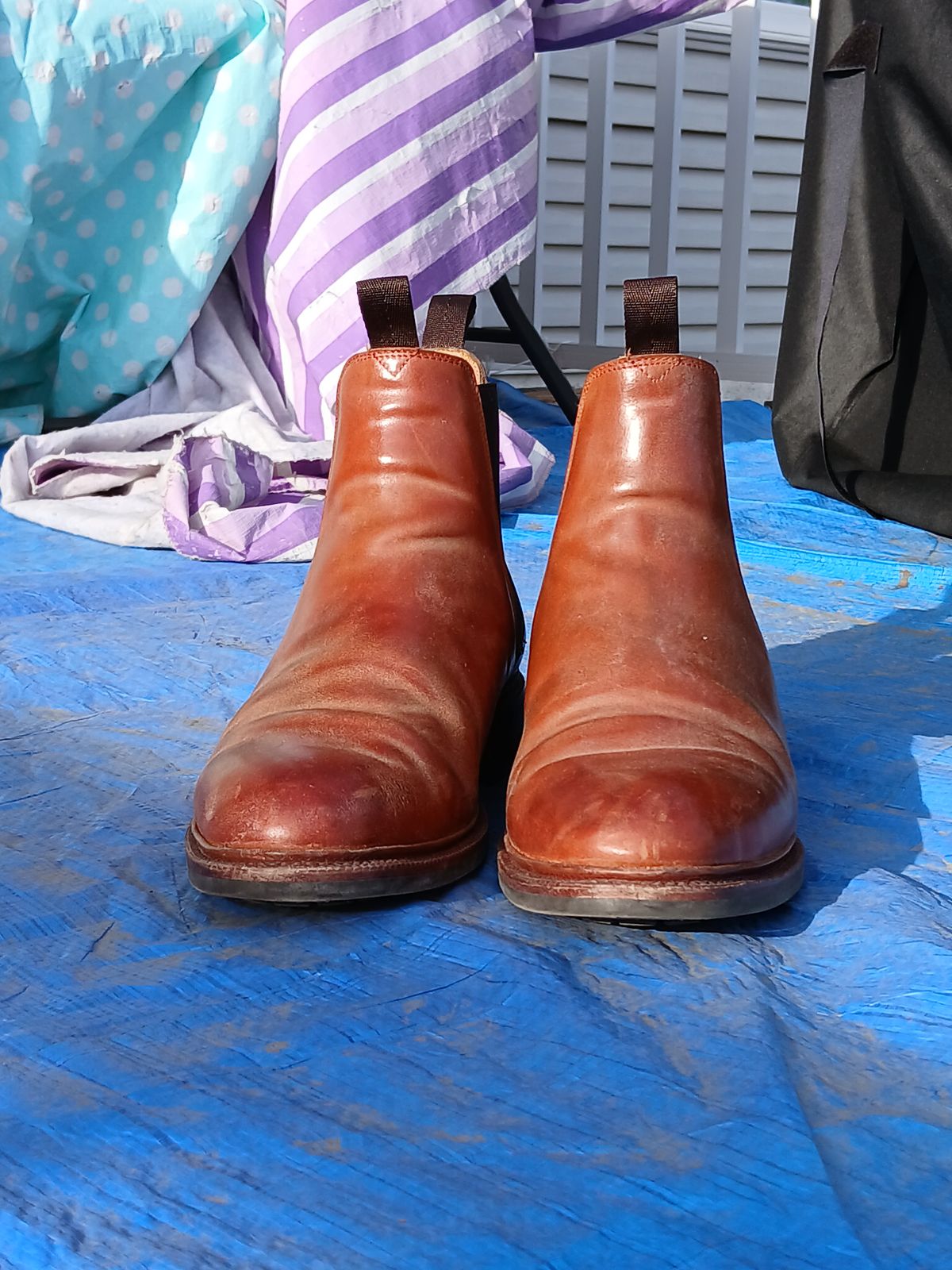 Photo by Ageless on November 2, 2024 of the Meermin Chelsea Boot in Whiskey Heritage Shell Cordovan.