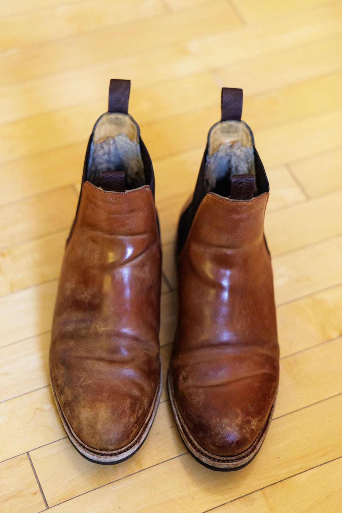 Photo by Ageless on December 6, 2024 of the Meermin Chelsea Boot in Whiskey Heritage Shell Cordovan.