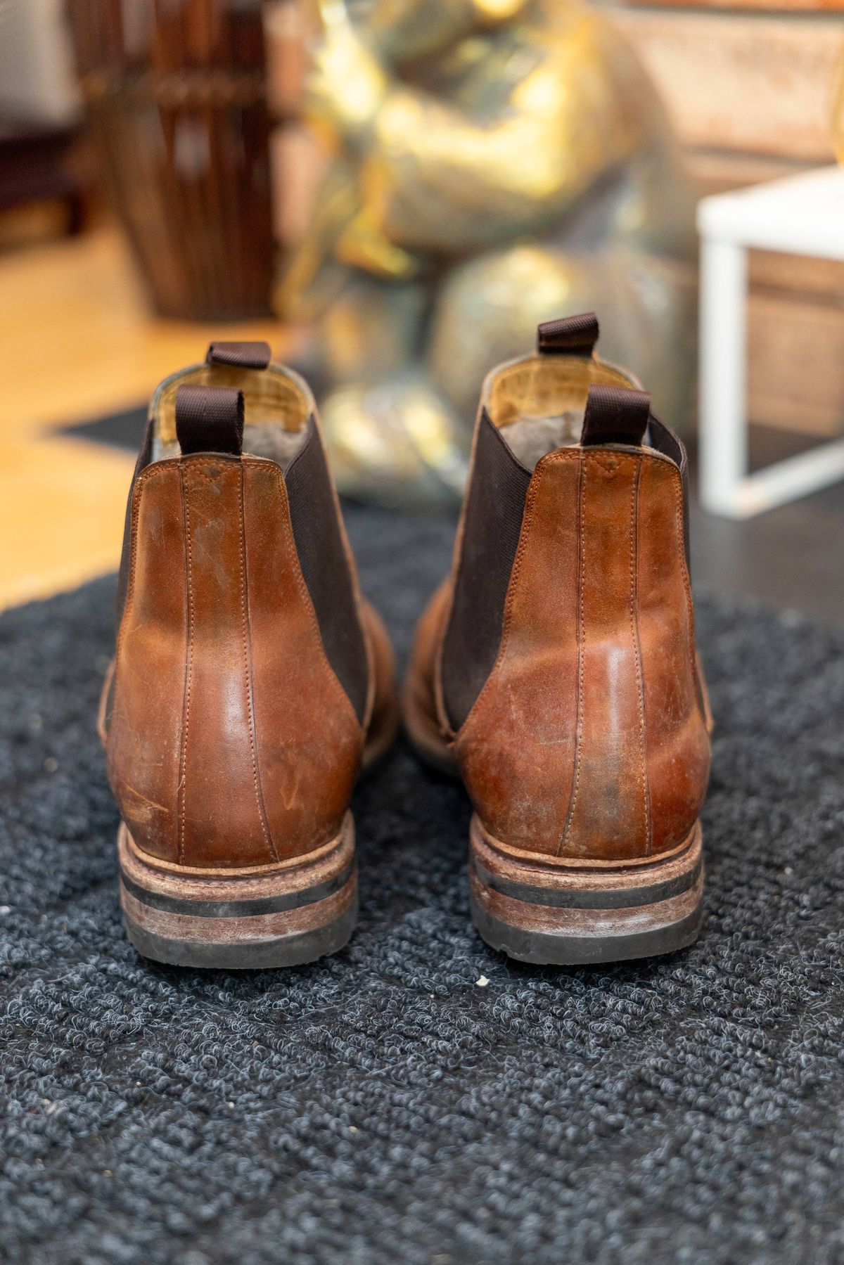 Photo by Ageless on January 6, 2025 of the Meermin Chelsea Boot in Whiskey Heritage Shell Cordovan.