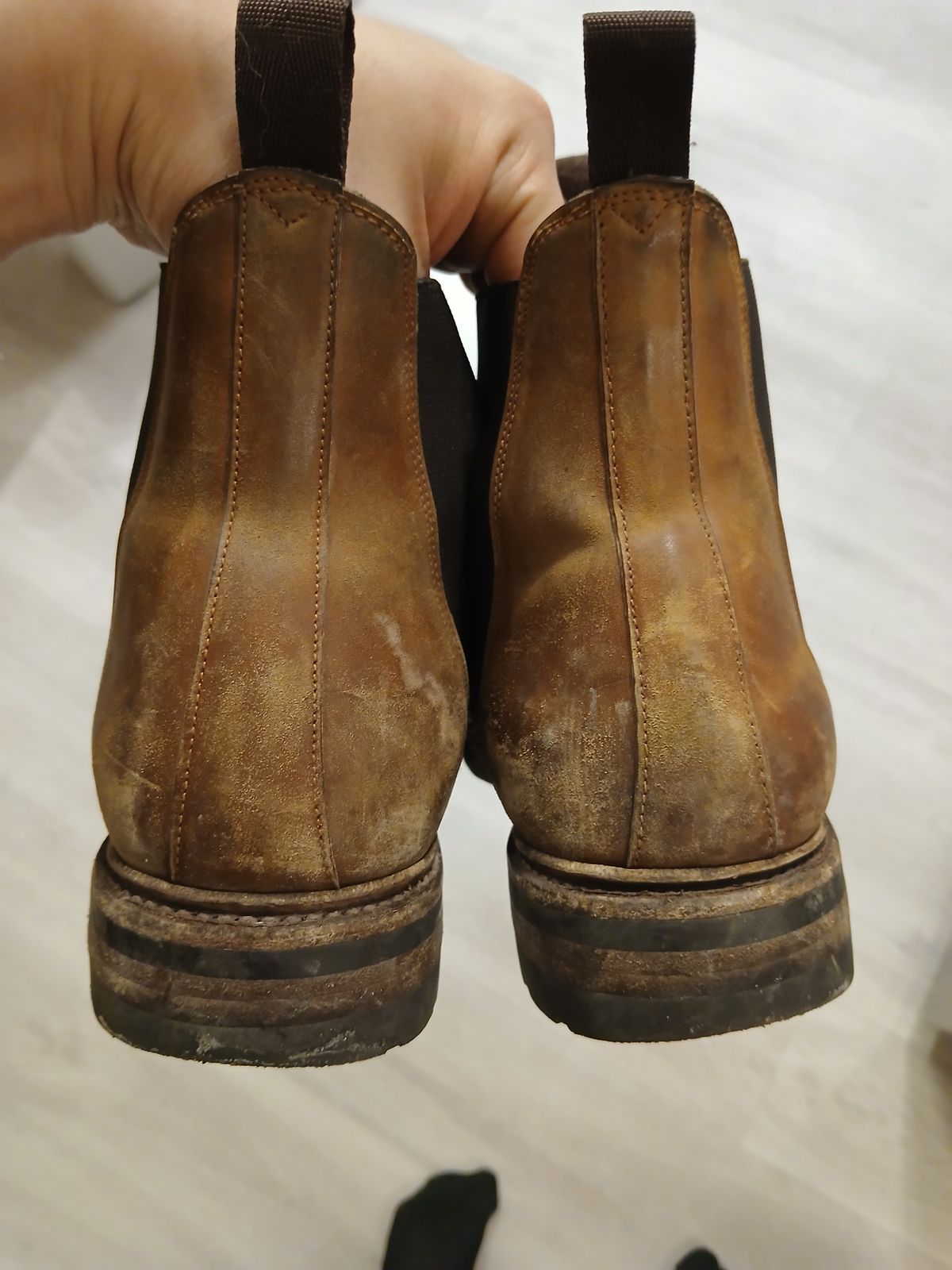 Photo by Ageless on February 5, 2025 of the Meermin Chelsea Boot in Whiskey Heritage Shell Cordovan.