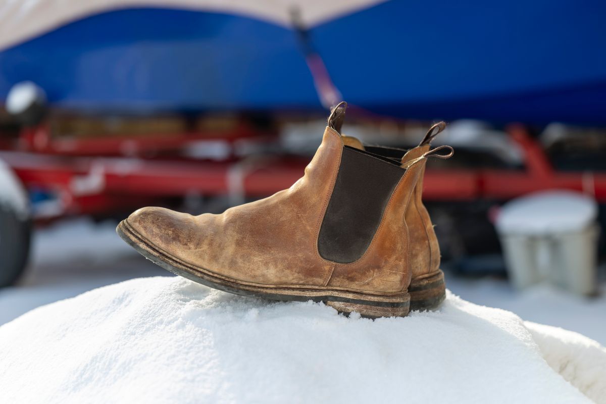Photo by Ageless on February 2, 2025 of the Meermin Chelsea Boot in Whiskey Heritage Shell Cordovan.