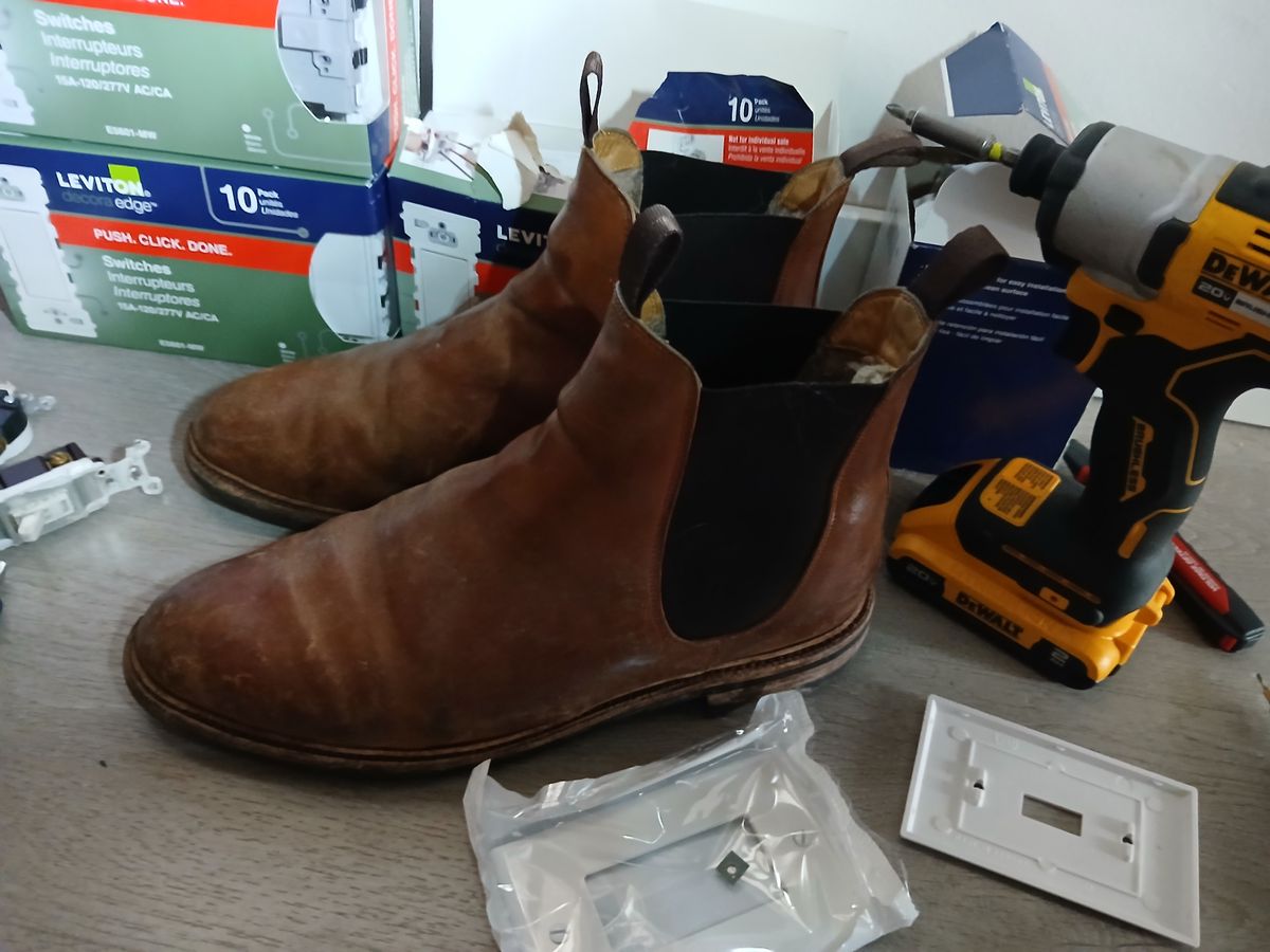 Photo by Ageless on January 4, 2025 of the Meermin Chelsea Boot in Whiskey Heritage Shell Cordovan.