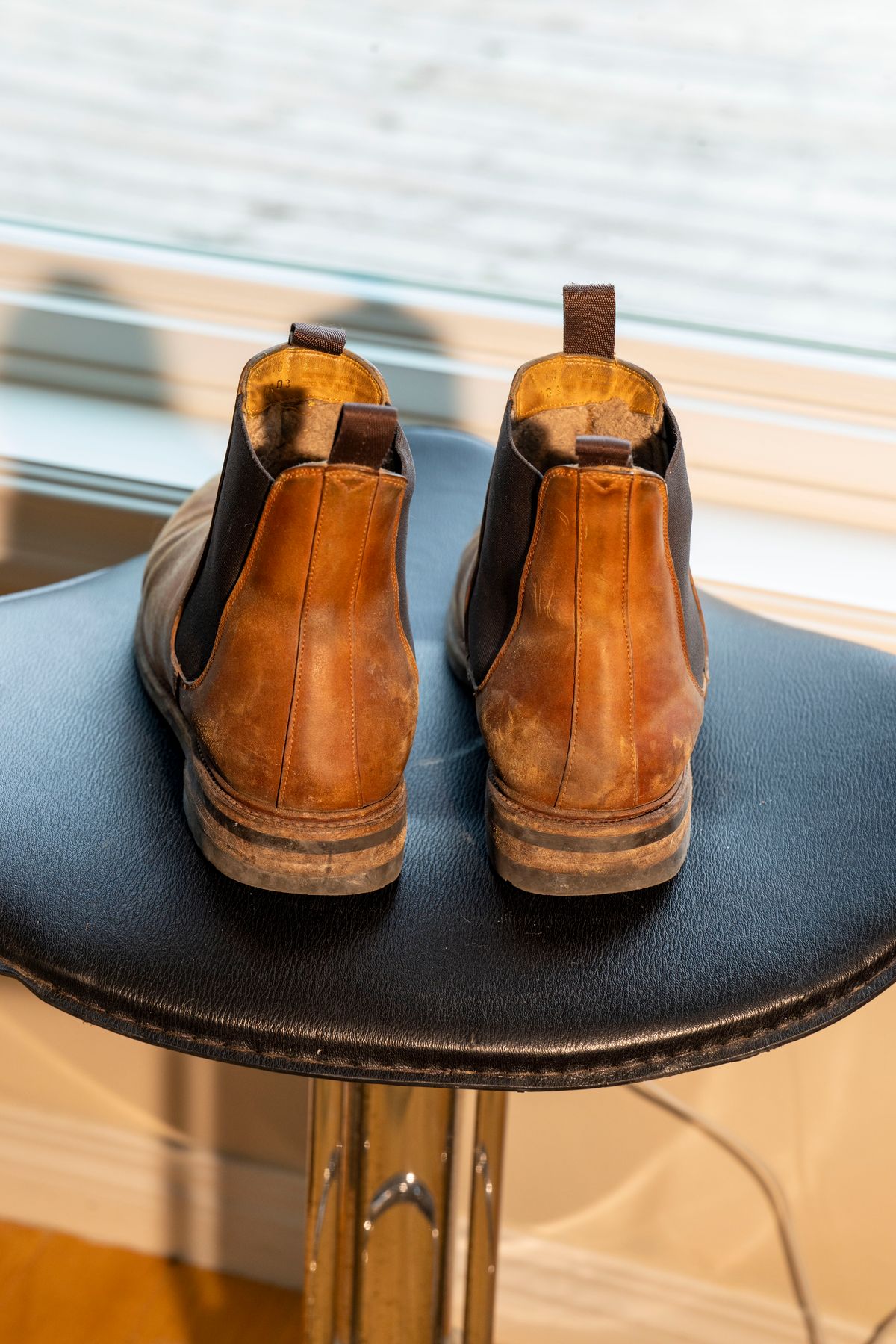 Photo by Ageless on March 5, 2025 of the Meermin Chelsea Boot in Whiskey Heritage Shell Cordovan.