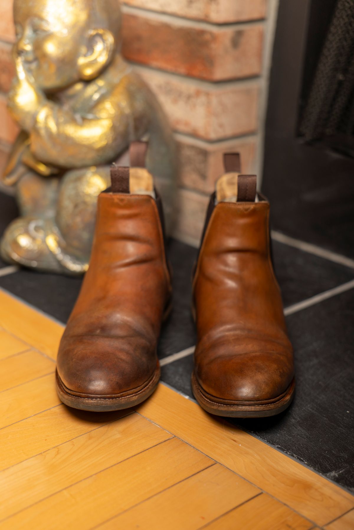 Photo by Ageless on April 5, 2025 of the Meermin Chelsea Boot in Whiskey Heritage Shell Cordovan.