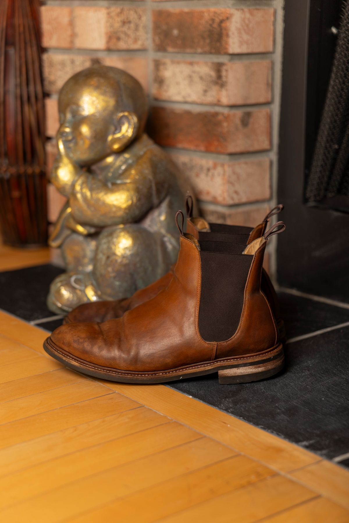 Photo by Ageless on April 5, 2025 of the Meermin Chelsea Boot in Whiskey Heritage Shell Cordovan.