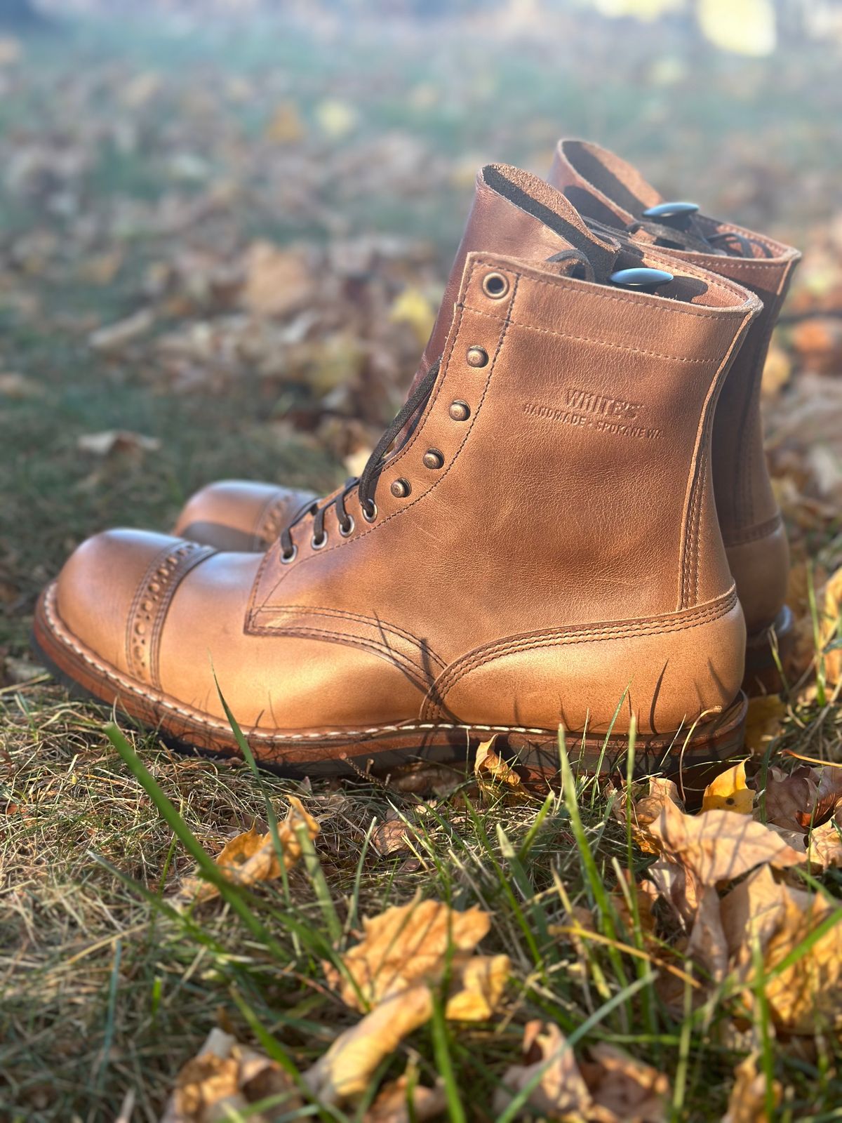 Photo by Bob_Loblaw on November 1, 2024 of the White's Classic Workboot in Horween Natural Chromexcel.
