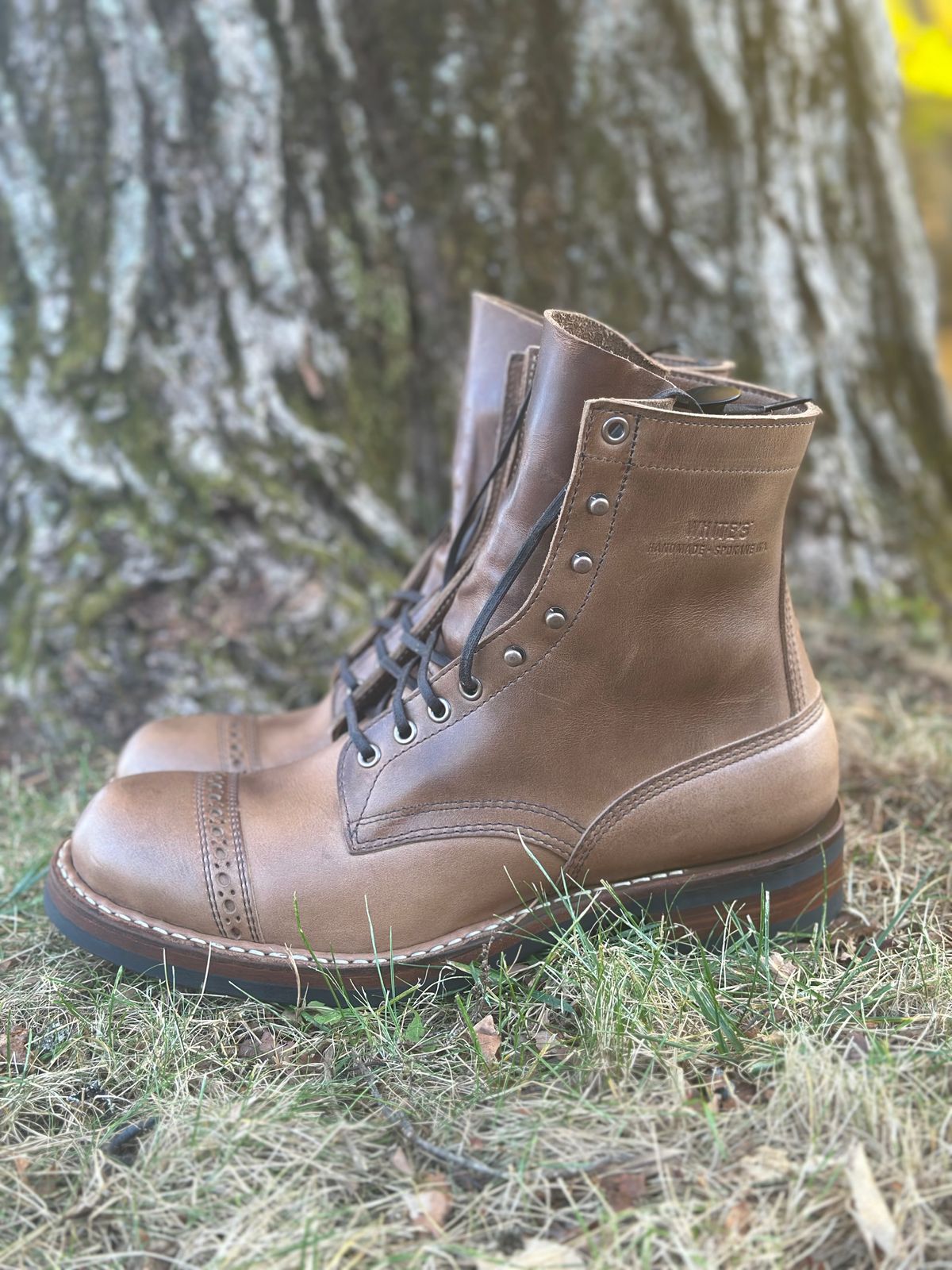Photo by Bob_Loblaw on November 1, 2024 of the White's Classic Workboot in Horween Natural Chromexcel.