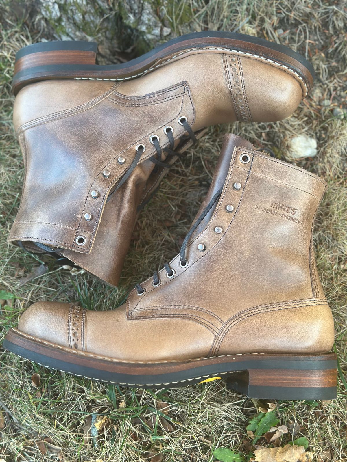 Photo by Bob_Loblaw on November 1, 2024 of the White's Classic Workboot in Horween Natural Chromexcel.