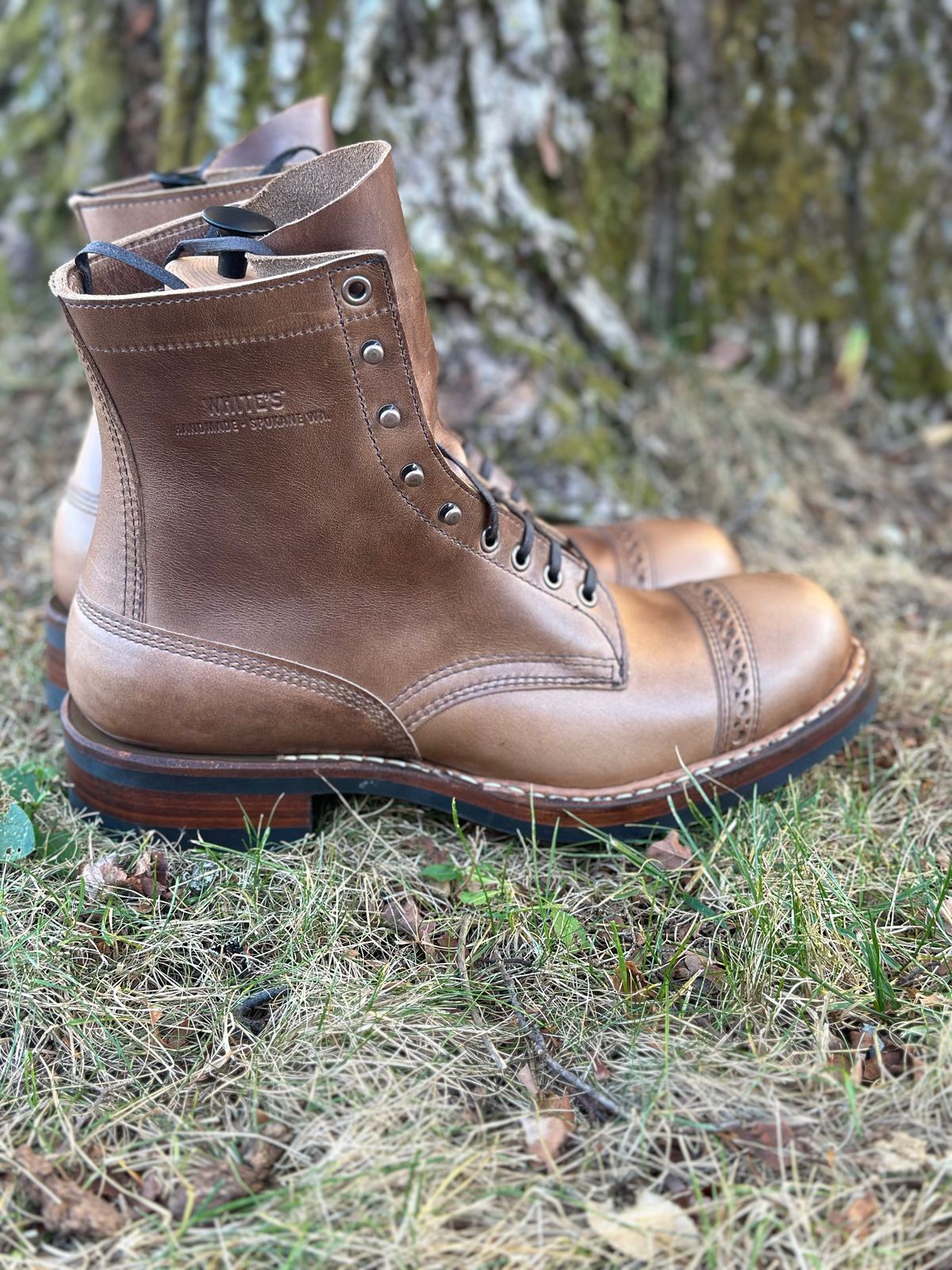 Photo by Bob_Loblaw on November 1, 2024 of the White's Classic Workboot in Horween Natural Chromexcel.