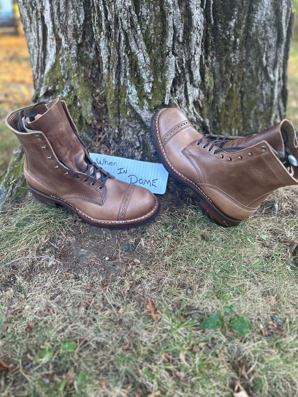 Photo by Bob_Loblaw on November 1, 2024 of the White's Classic Workboot in Horween Natural Chromexcel.