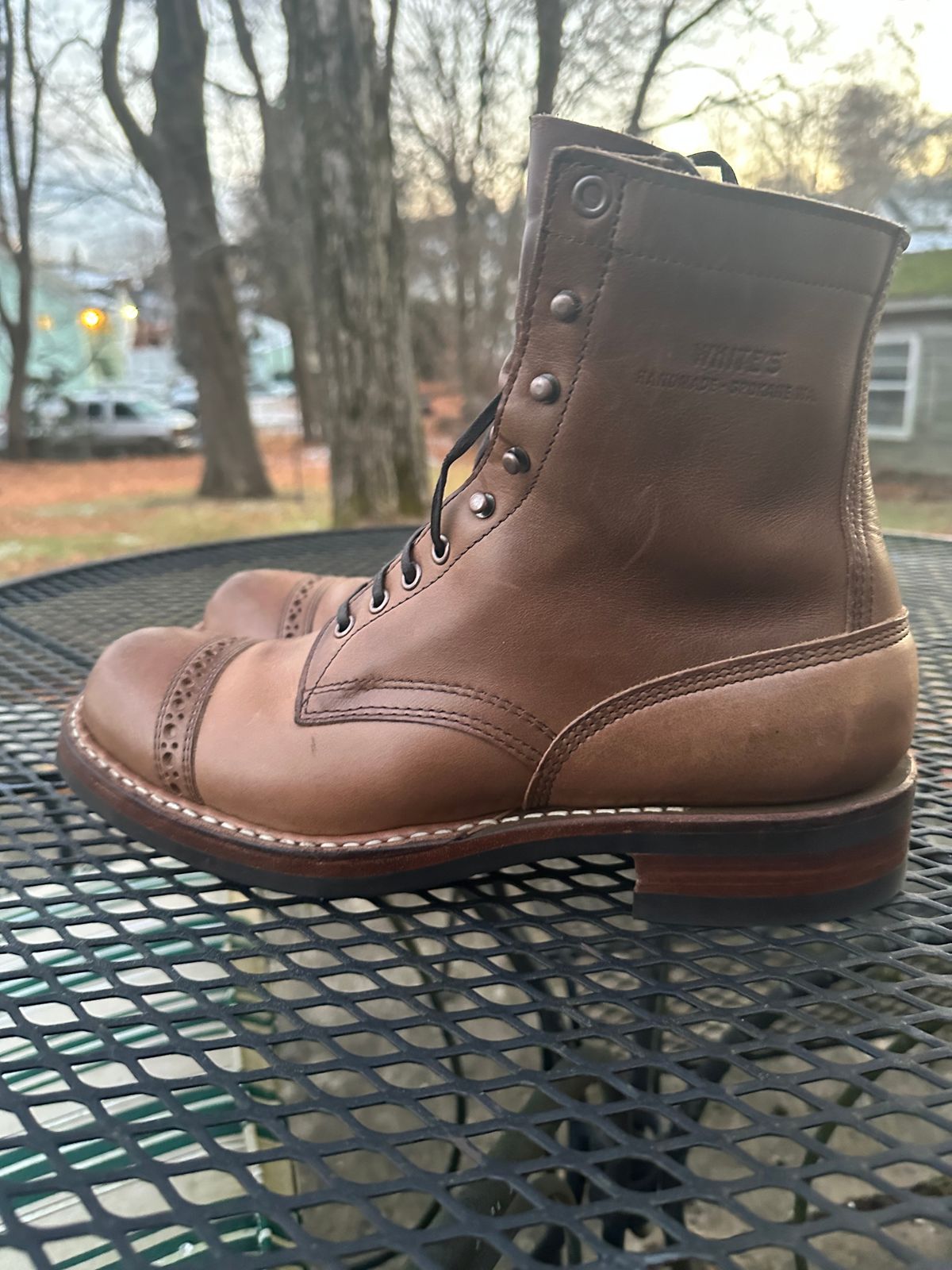 Photo by Bob_Loblaw on December 5, 2024 of the White's Classic Workboot in Horween Natural Chromexcel.