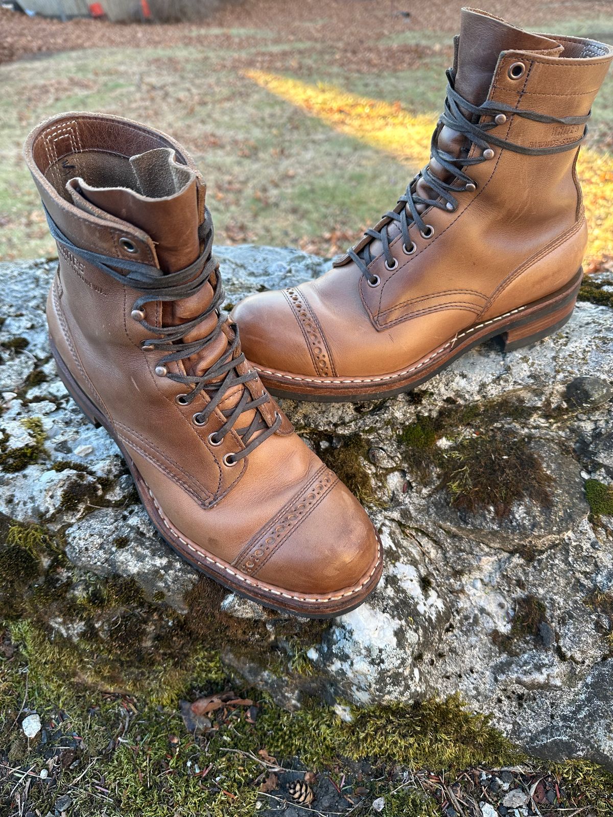 Photo by Bob_Loblaw on January 5, 2025 of the White's Classic Workboot in Horween Natural Chromexcel.