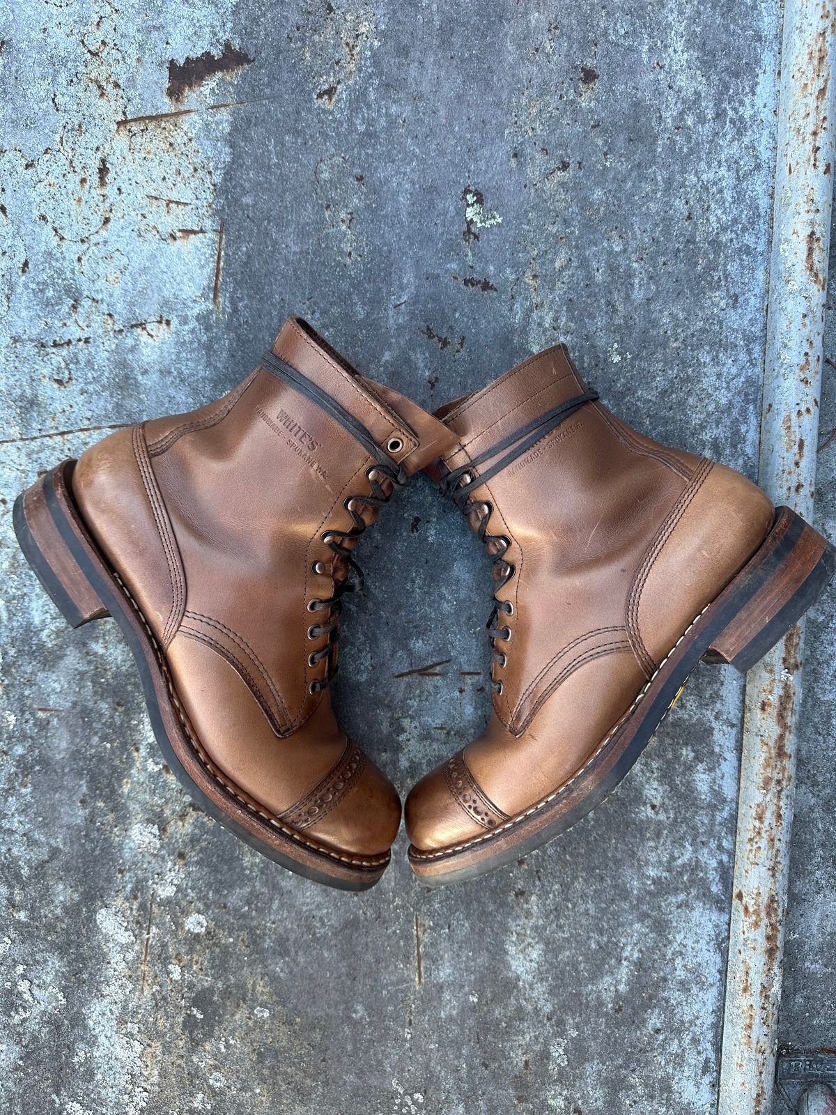 Photo by Bob_Loblaw on March 2, 2025 of the White's Classic Workboot in Horween Natural Chromexcel.