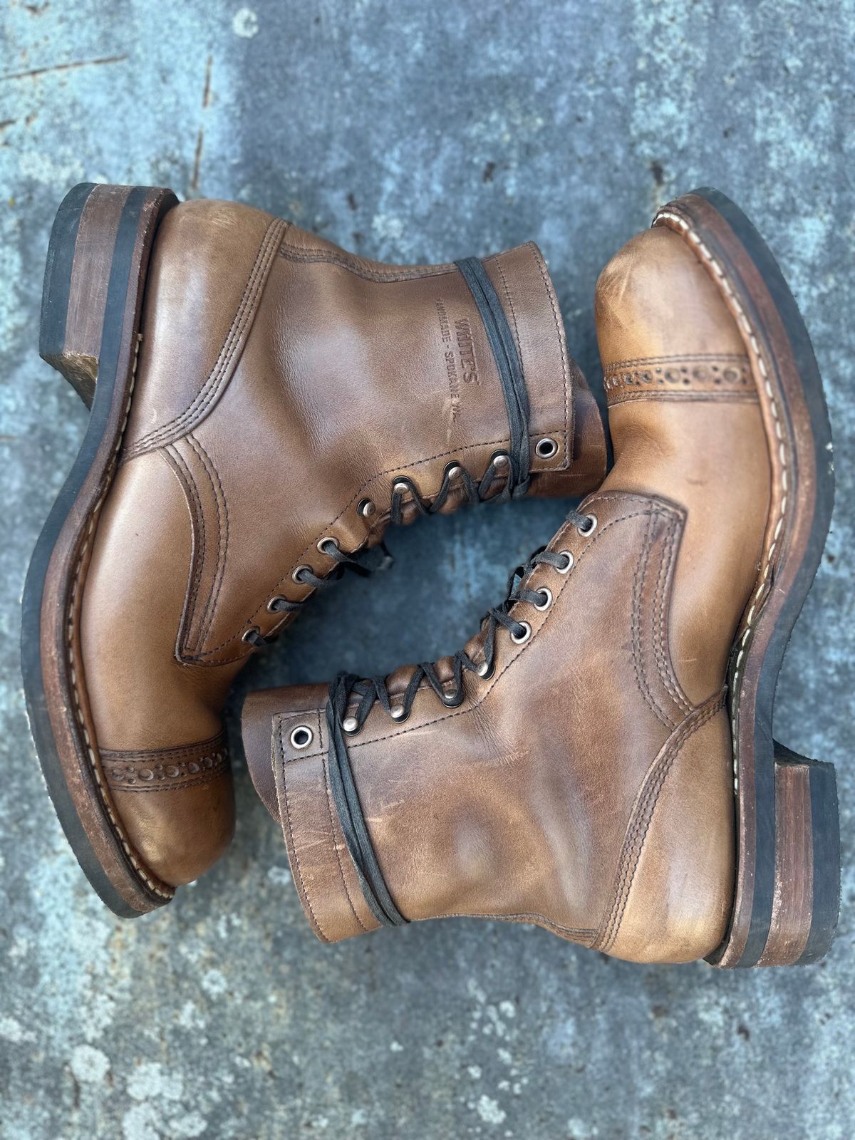 Photo by Bob_Loblaw on March 2, 2025 of the White's Classic Workboot in Horween Natural Chromexcel.