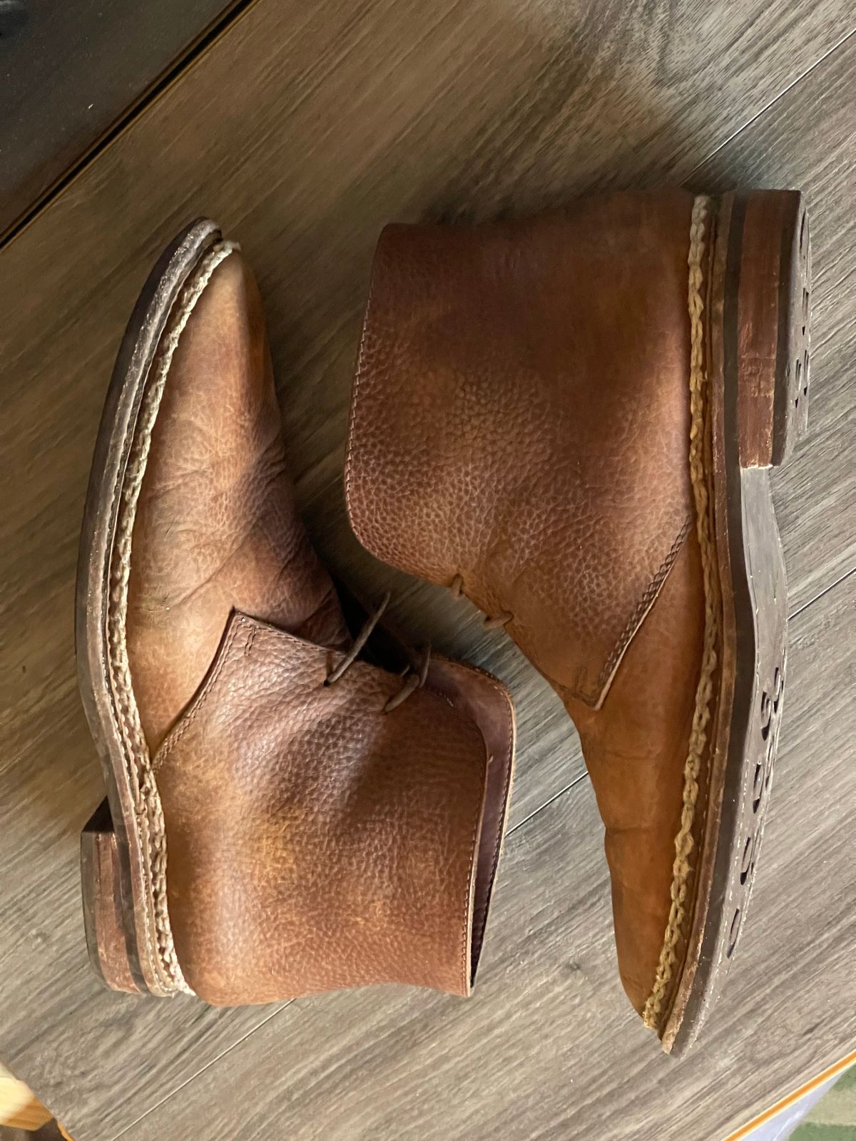 Photo by ifticar2 on December 4, 2022 of the Blkbrd Shoemaker Fenrir Chukka Boot in Unlisted Leather.