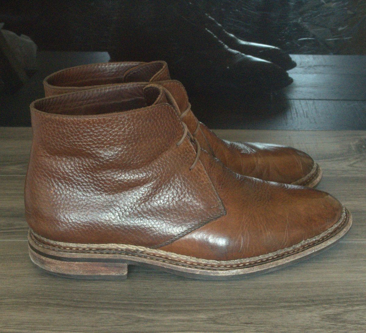 Photo by ifticar2 on February 6, 2023 of the Blkbrd Shoemaker Fenrir Chukka Boot in Unlisted Leather.