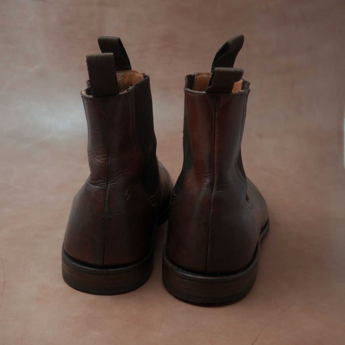 Photo by ifticar2 on November 6, 2025 of the John Doe Shoes Chelsea Boot in Horween Saddle Tan Chromepak.