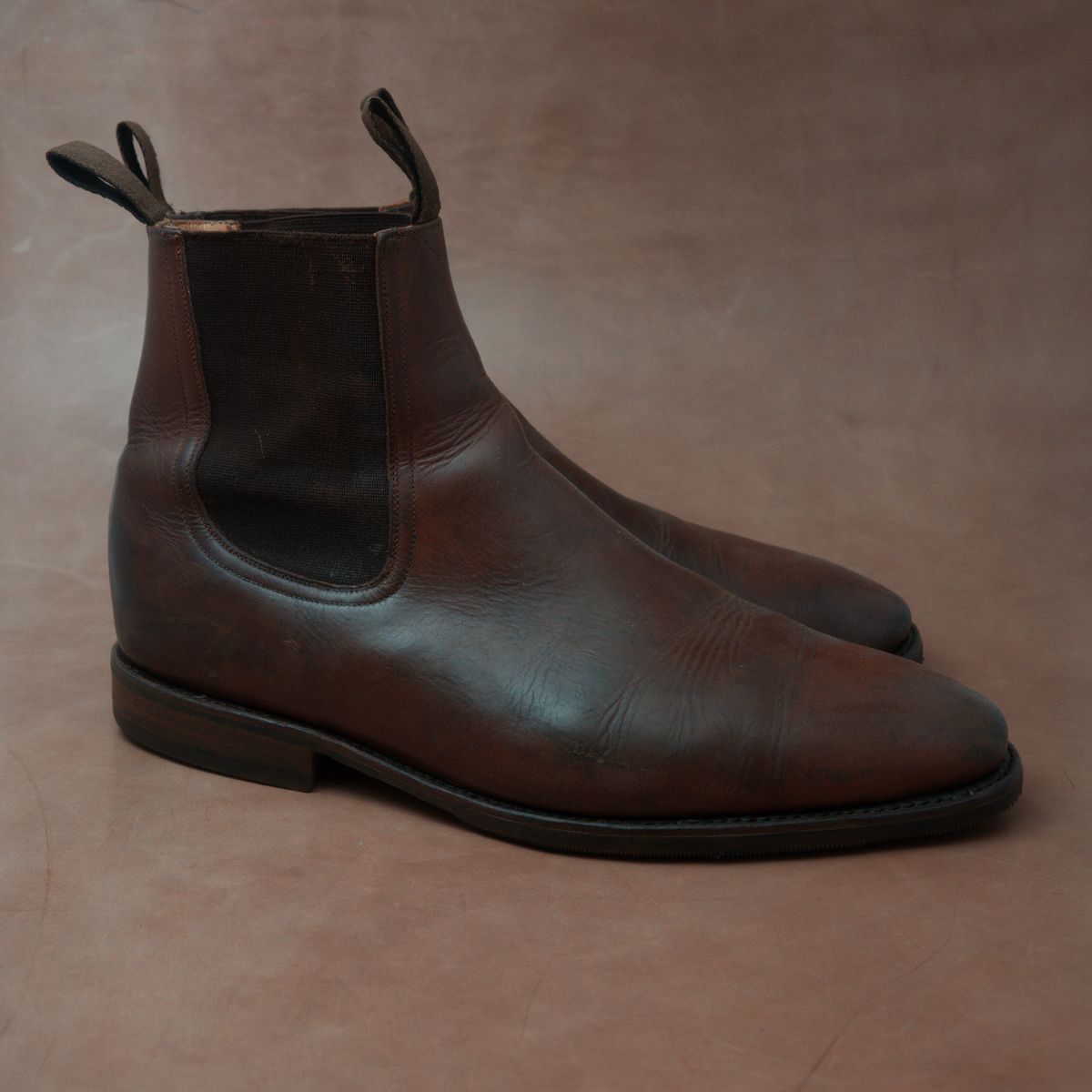Photo by ifticar2 on November 6, 2025 of the John Doe Shoes Chelsea Boot in Horween Saddle Tan Chromepak.