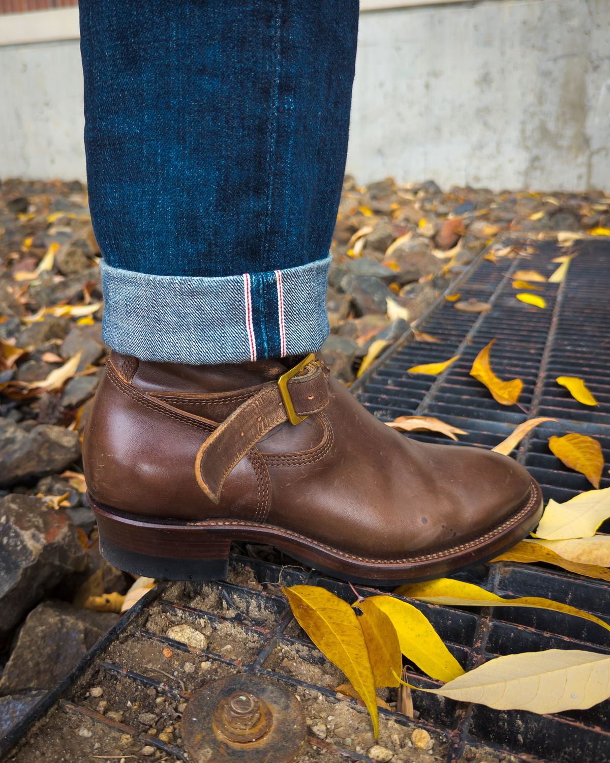 Photo by StarWarrior on November 4, 2025 of the Quan Shoemaker Engineer in Maryam Brown Horsebutt.