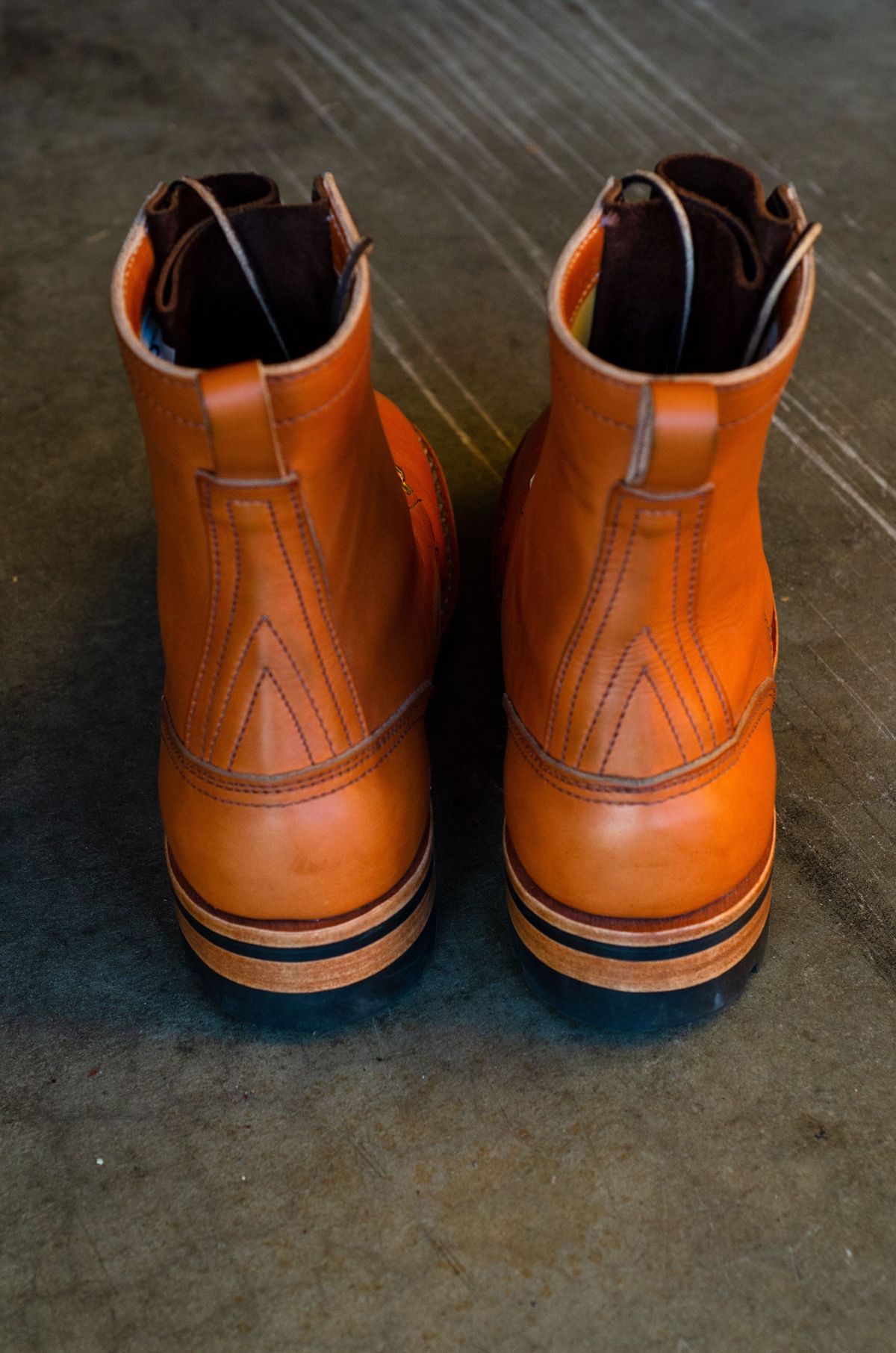 Photo by grainandtwill on November 7, 2021 of the Nicks Overlander in Wickett & Craig Tan English Bridle.