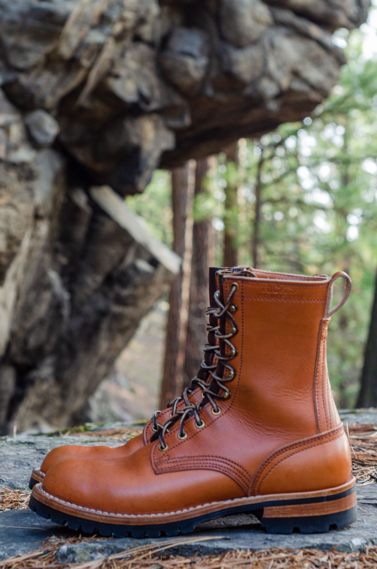 Photo by grainandtwill on December 6, 2021 of the Nicks Overlander in Wickett & Craig Tan English Bridle.