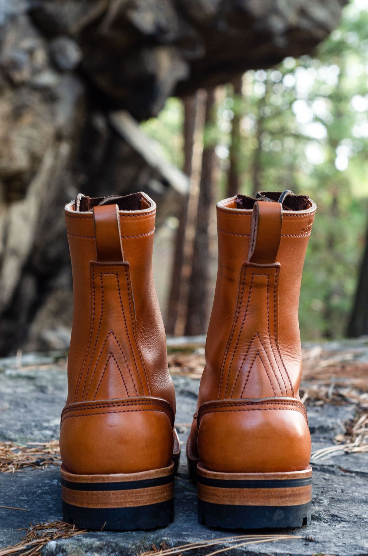 Photo by grainandtwill on December 6, 2021 of the Nicks Overlander in Wickett & Craig Tan English Bridle.