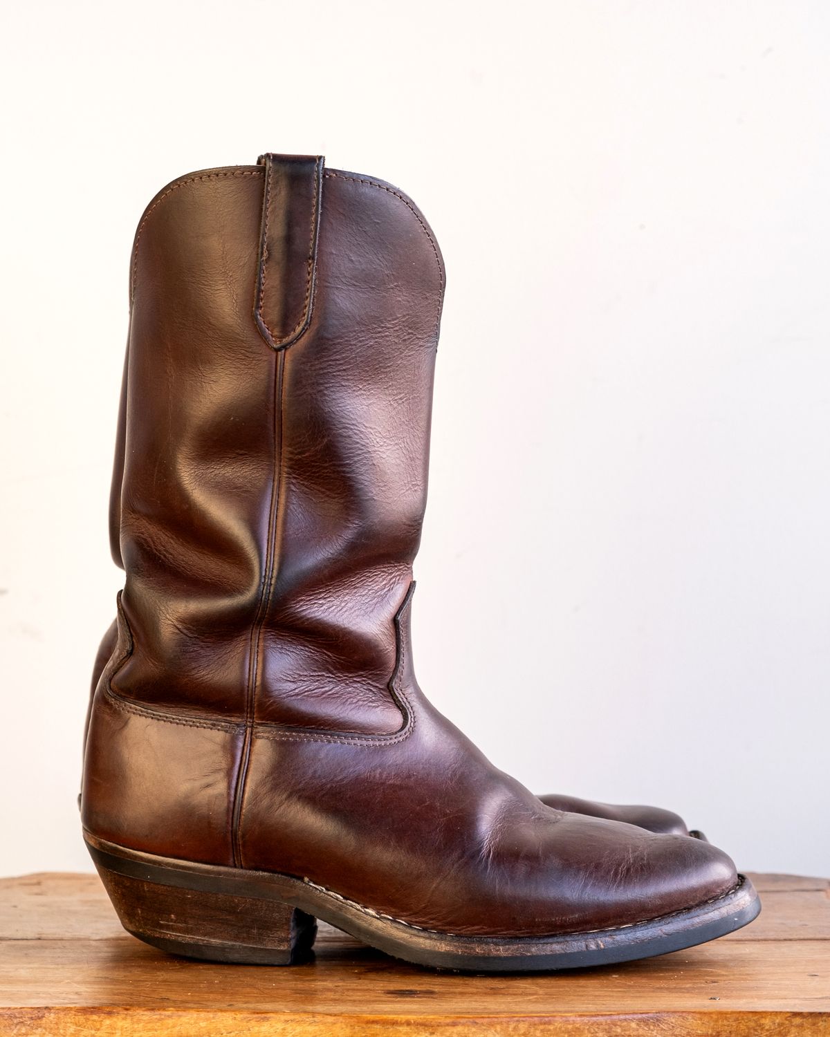 Photo by grainandtwill on April 3, 2025 of the Nicks Polouse in Seidel & 7-8oz Chocolate.