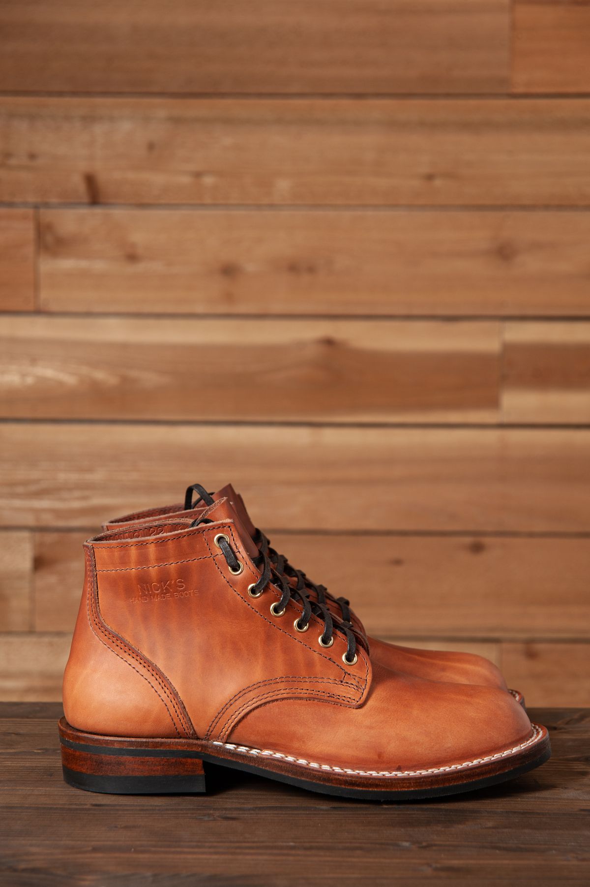 Photo by grainandtwill on October 1, 2022 of the Nicks LL64 in Wickett & Craig Natural Double Stuffed.