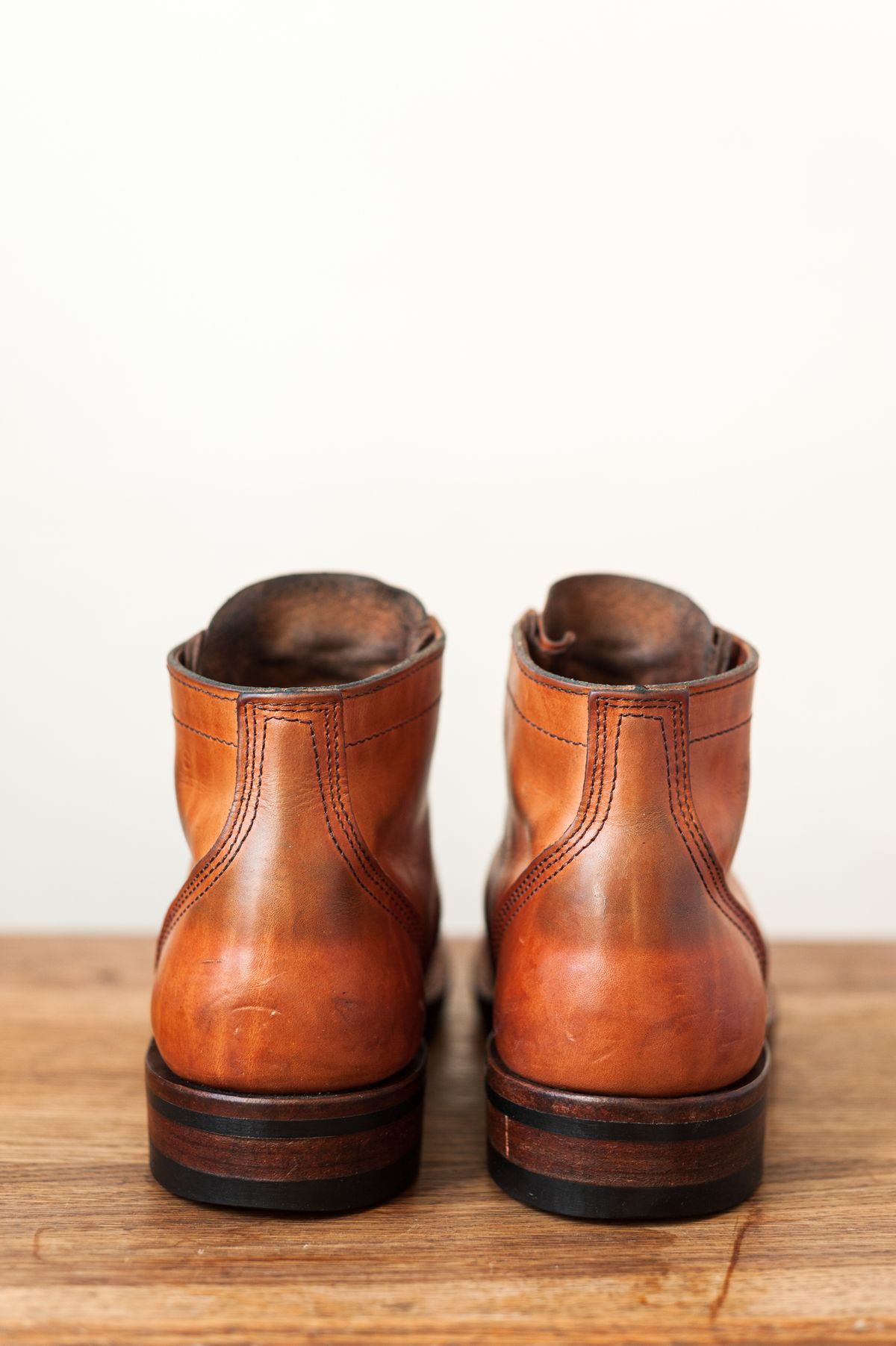 Photo by grainandtwill on December 4, 2022 of the Nicks LL64 in Wickett & Craig Natural Double Stuffed.