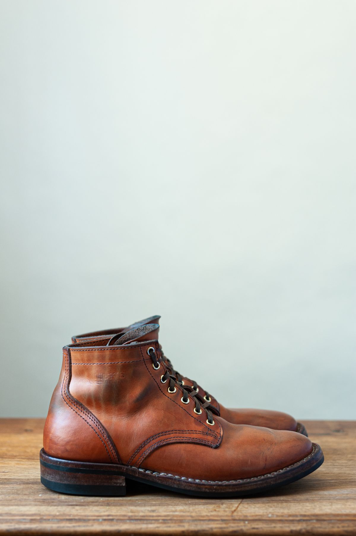 Photo by grainandtwill on February 2, 2023 of the Nicks LL64 in Wickett & Craig Natural Double Stuffed.