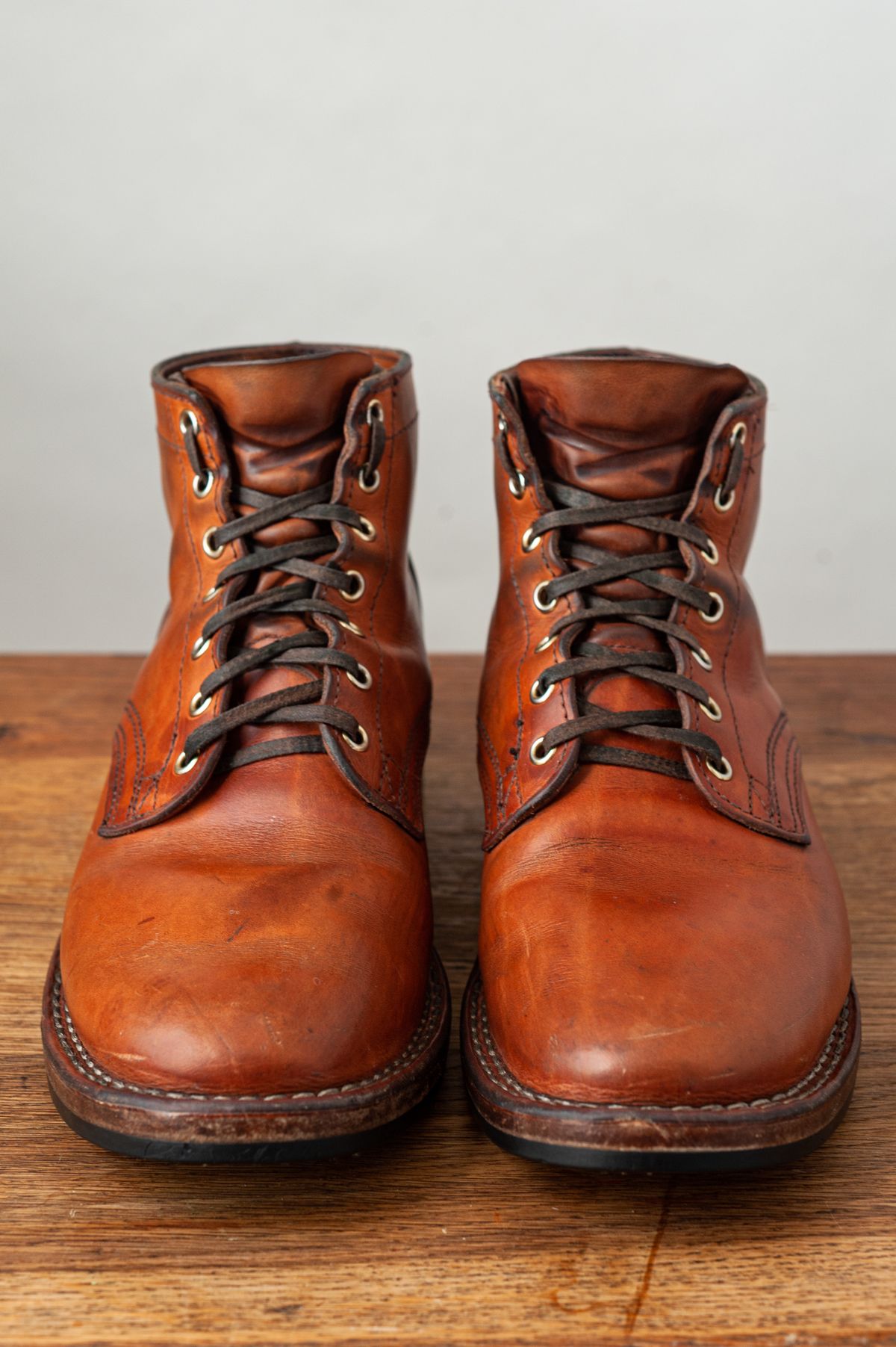 Photo by grainandtwill on March 4, 2023 of the Nicks LL64 in Wickett & Craig Natural Double Stuffed.
