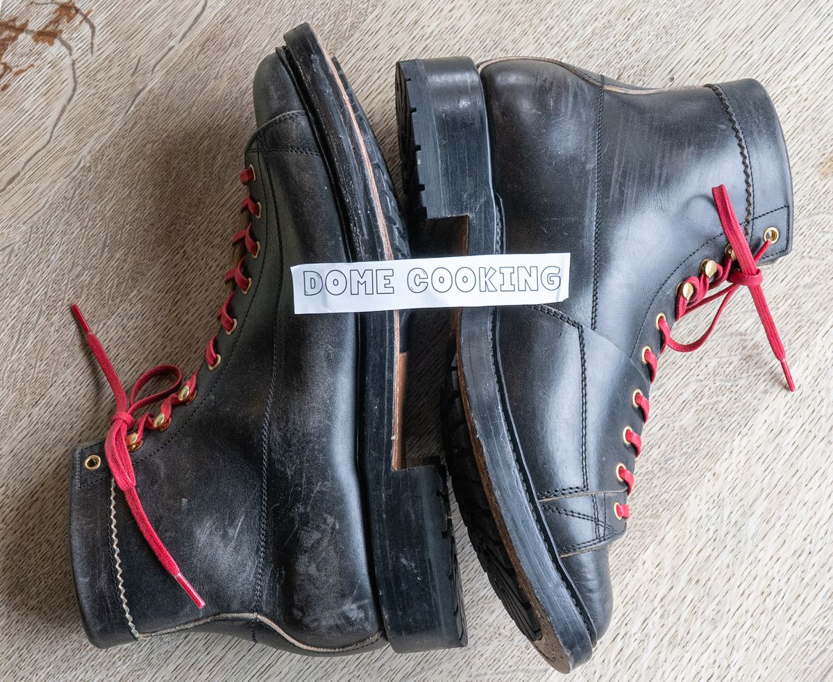 Photo by rustic.boots on November 3, 2025 of the Sagara Cordmaster in Black Rust Arborwax.