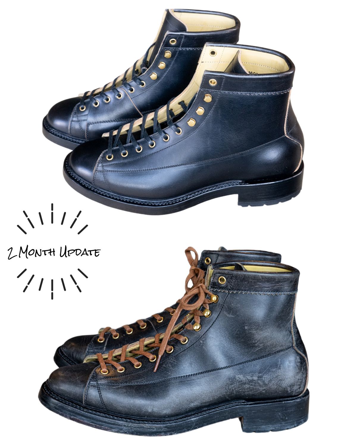 Photo by rustic.boots on December 4, 2025 of the Sagara Cordmaster in Black Rust Arborwax.