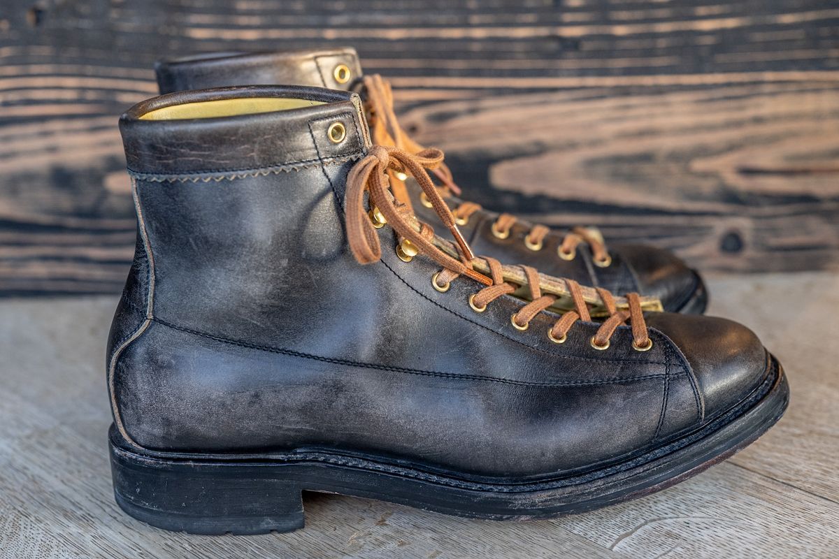 Photo by rustic.boots on December 29, 2025 of the Sagara Cordmaster in Black Rust Arborwax.