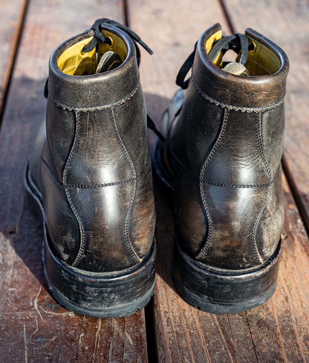 Photo by rustic.boots on February 1, 2026 of the Sagara Cordmaster in Black Rust Arborwax.