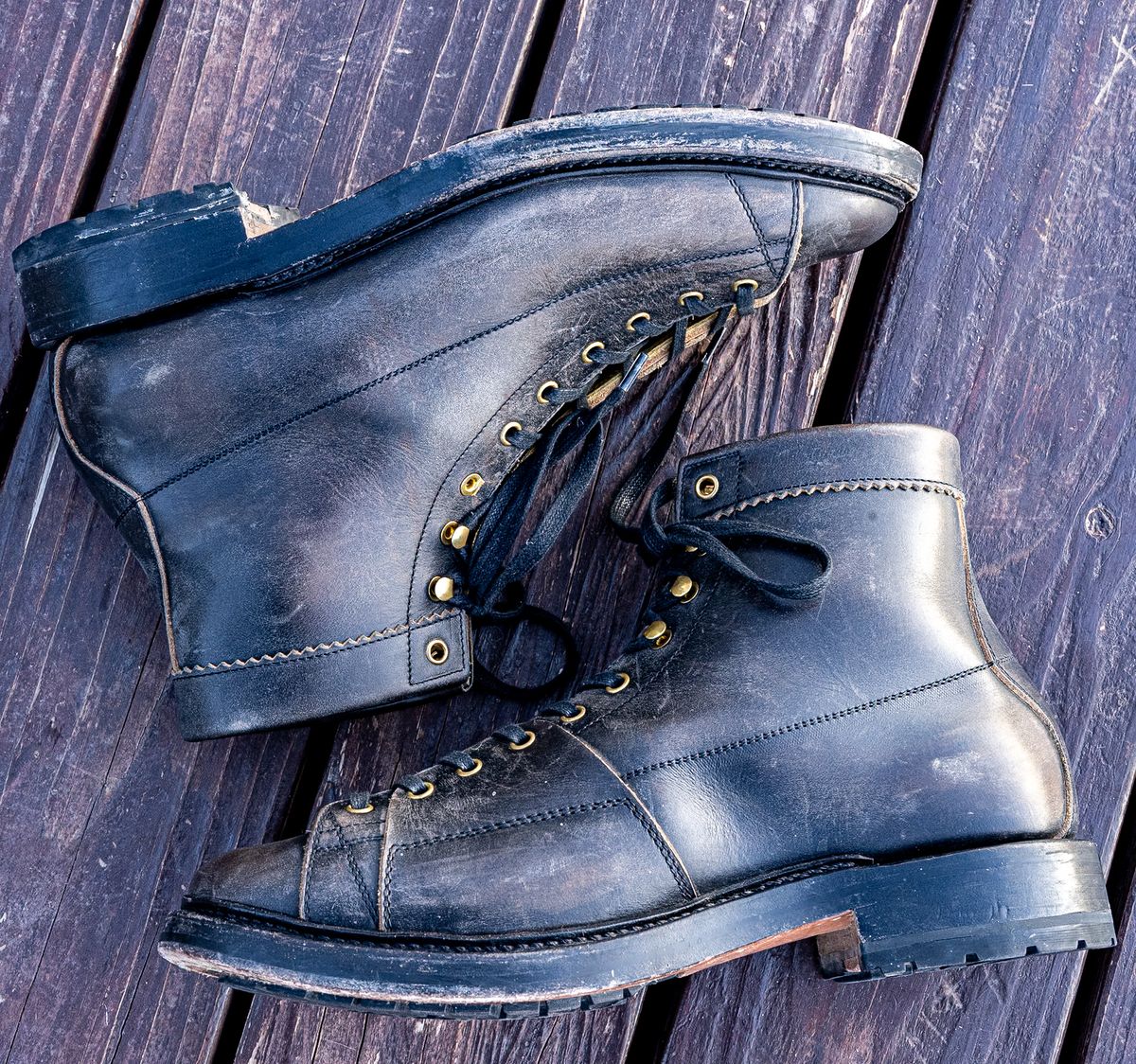 Photo by rustic.boots on March 3, 2026 of the Sagara Cordmaster in Black Rust Arborwax.