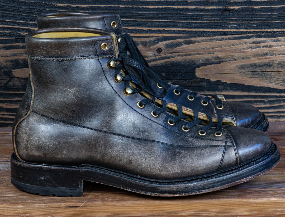Photo by rustic.boots on March 23, 2026 of the Sagara Cordmaster in Black Rust Arborwax.