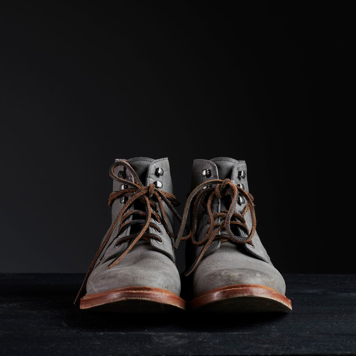 Photo by staticchapel on November 4, 2023 of the Grant Stone Diesel Boot in C.F. Stead Storm Kudu.