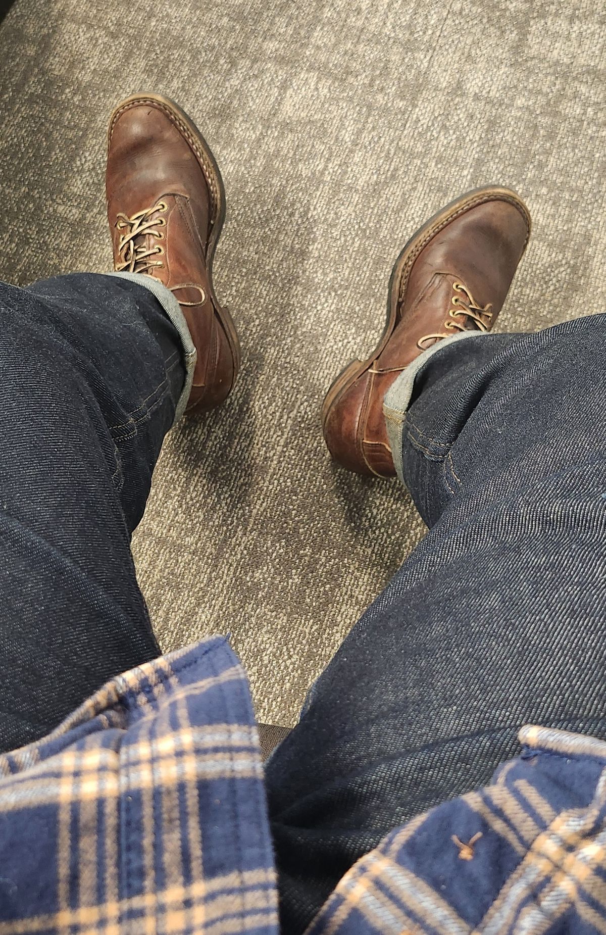 Photo by Zeonic on January 18, 2024 of the White's Packer in Brown Distress.