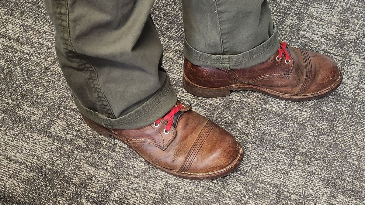 Photo by Zeonic on September 4, 2024 of the Red Wing Iron Ranger in S.B. Foot Copper Rough and Tough.