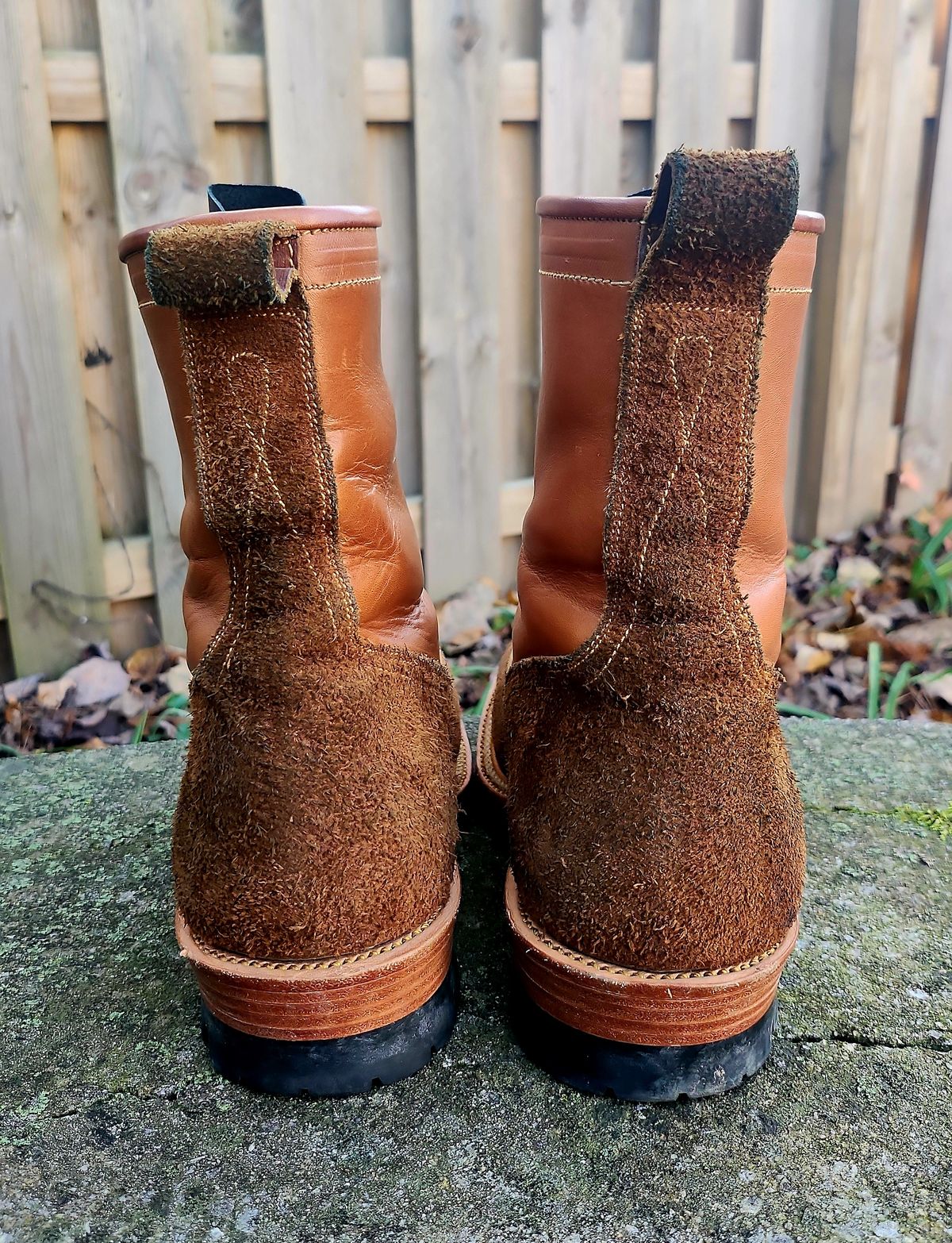 Photo by Zeonic on November 1, 2024 of the Fortis Boots Goldrush in Badalassi Carlo Cognac Minerva.