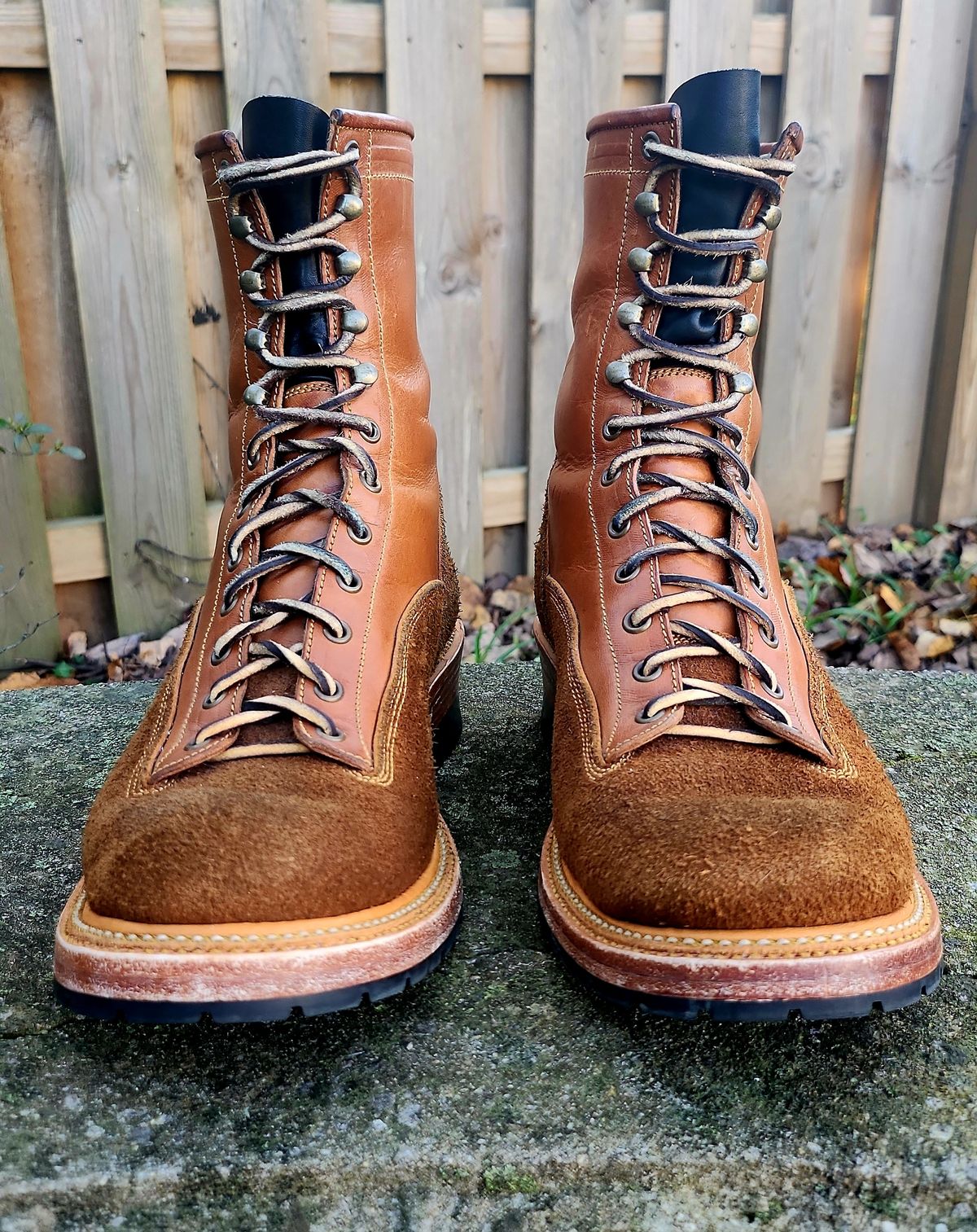 Photo by Zeonic on November 1, 2024 of the Fortis Boots Goldrush in Badalassi Carlo Cognac Minerva.
