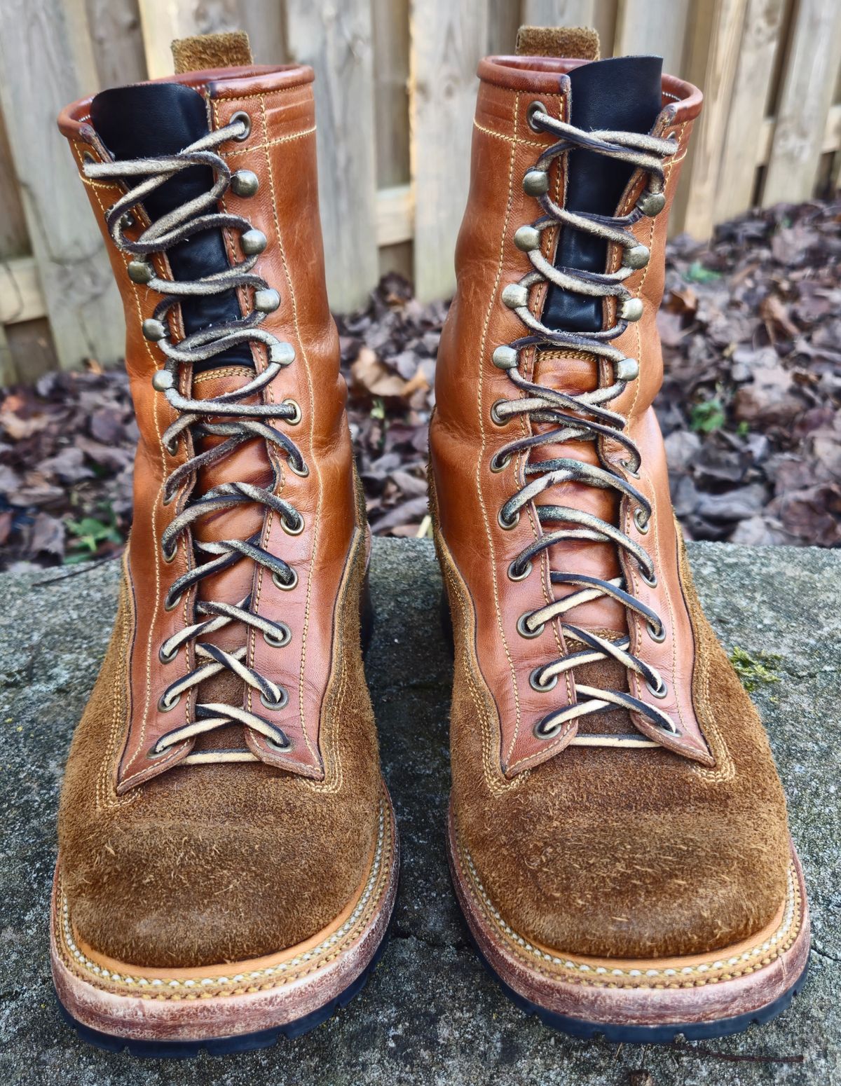 Photo by Zeonic on January 4, 2025 of the Fortis Boots Goldrush in Badalassi Carlo Cognac Minerva.