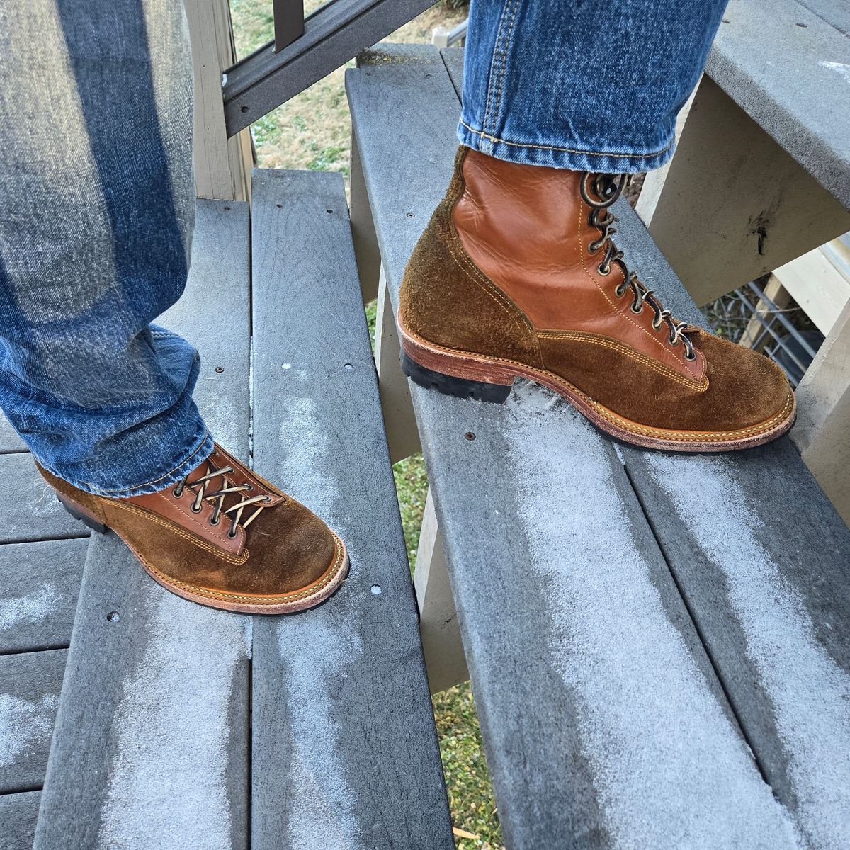 Photo by Zeonic on January 20, 2025 of the Fortis Boots Goldrush in Badalassi Carlo Cognac Minerva.