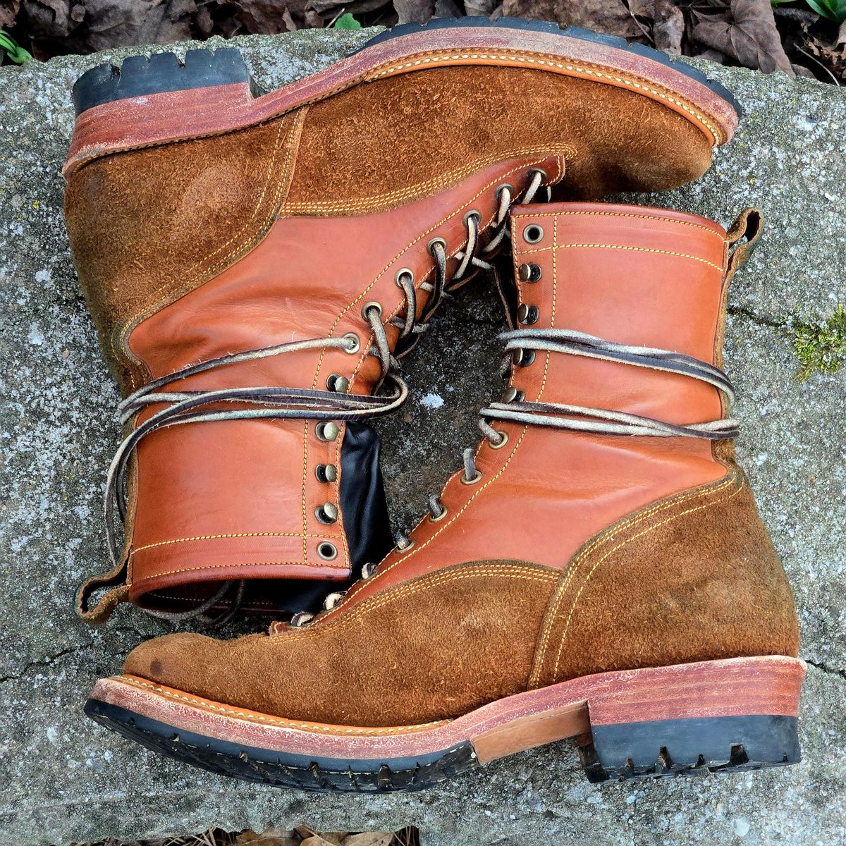 Photo by Zeonic on March 2, 2025 of the Fortis Boots Goldrush in Badalassi Carlo Cognac Minerva.